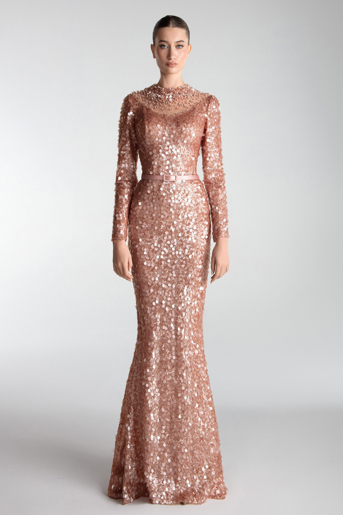 Gatti Nolli OP-7719 – Evening Dress with Sequins