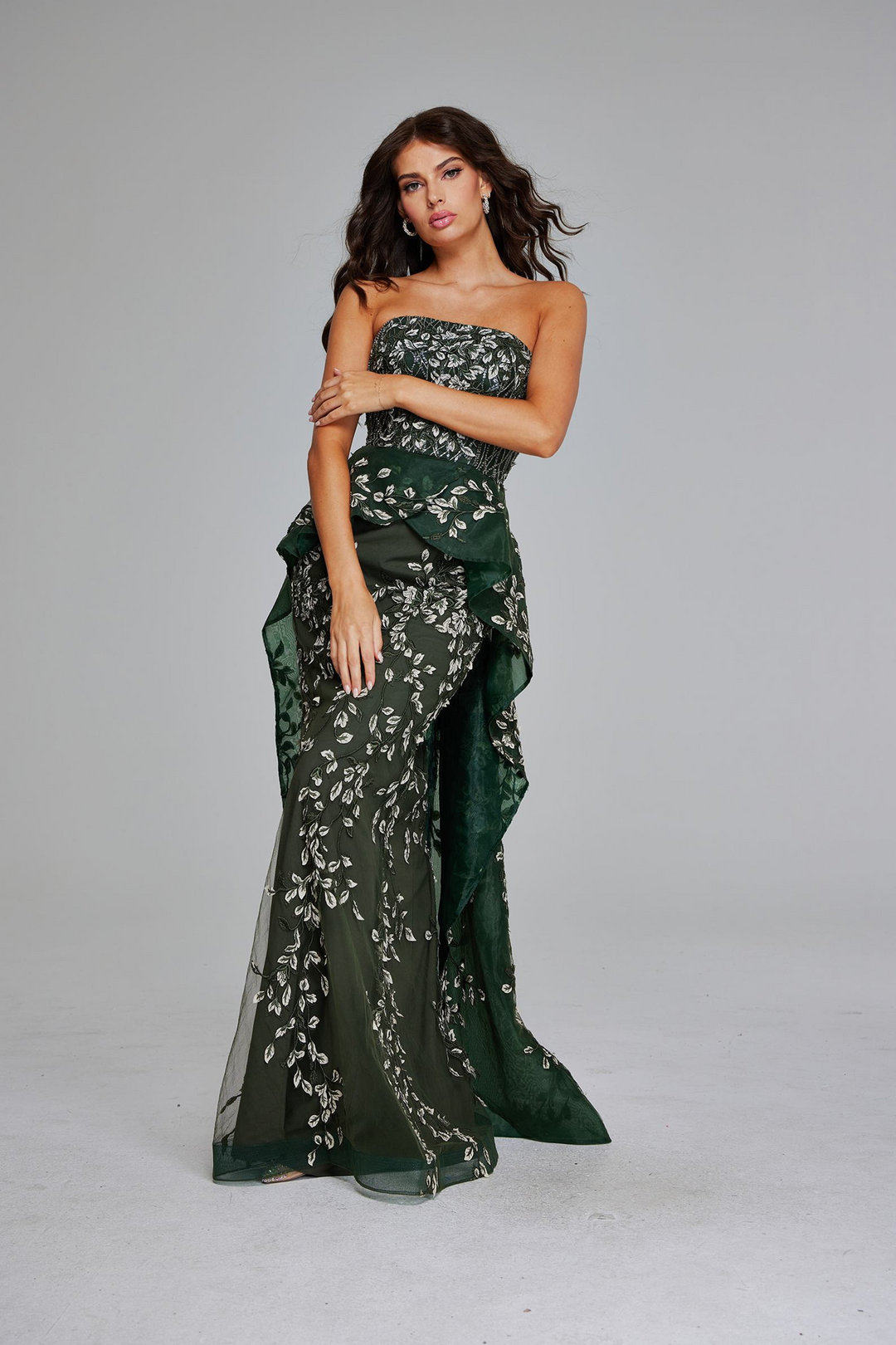 Jovani 37599 Prom Dress - Dark Green | NewYorkDress Jovani 37599 Prom Dress - Dark Green | NewYorkDress
