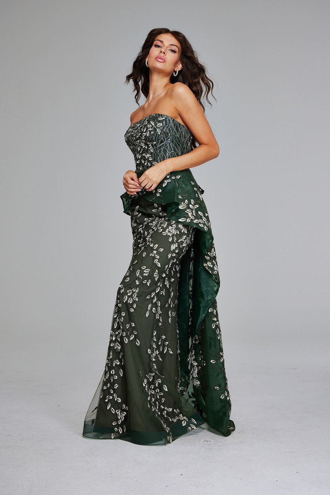 Jovani 37599 Elegant Strapless Evening Gown Mydressline Jovani 37599 Elegant Strapless Evening Gown Mydressline