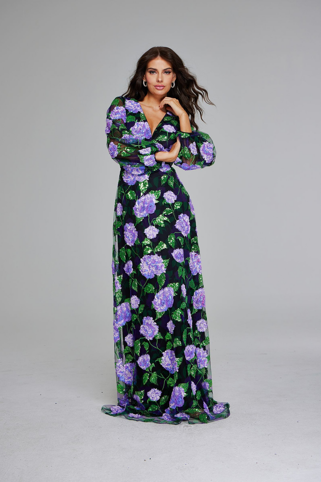 jovani maxi dresses Jovani 49812 10 / white/blue