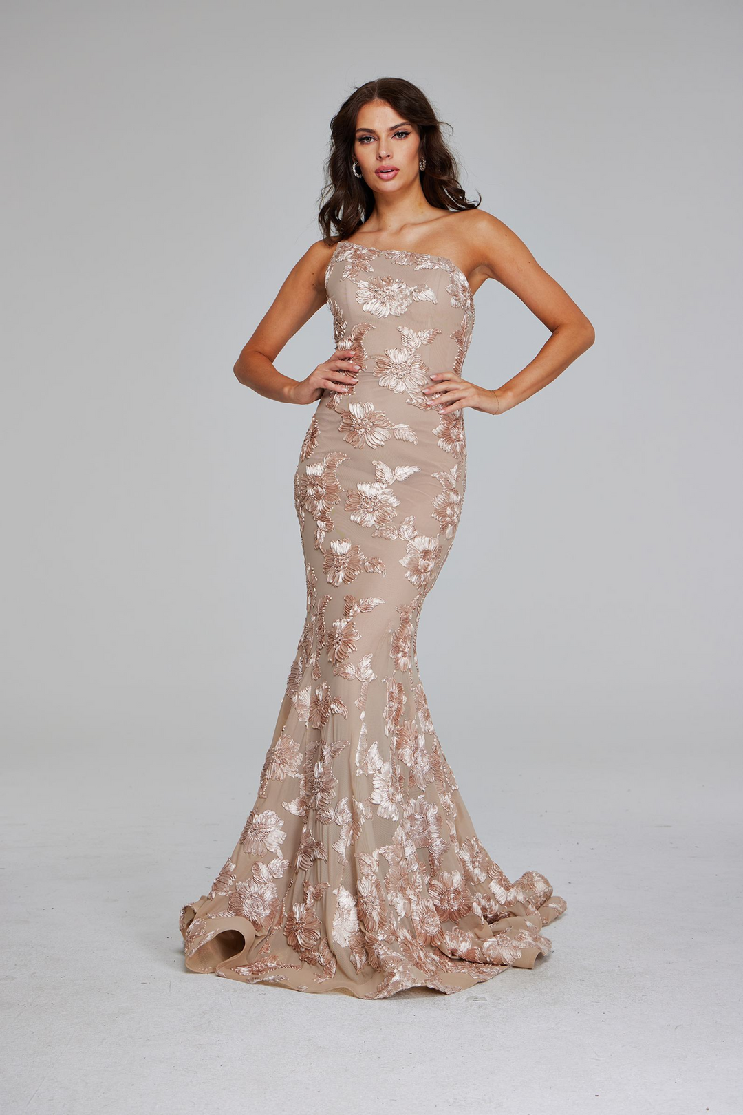 Jovani 39267 Elegant Floral Embroidered Gown Mydressline Jovani 39267 Elegant Floral Embroidered Gown Mydressline