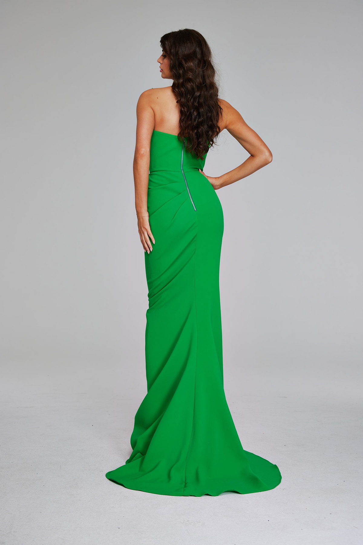 Jovani 40301 Elegant One-Shoulder Green Gown – Mydressline