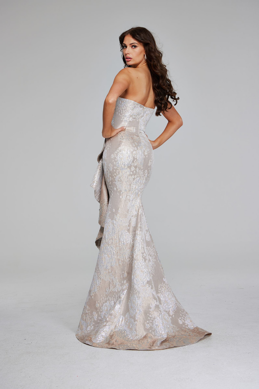 jovani strapless champagne dress Beige Evening Dresses 2026 - Taupe & Champagne Gowns