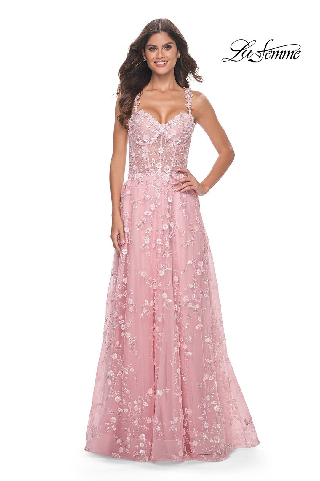 La femme pink dress sale