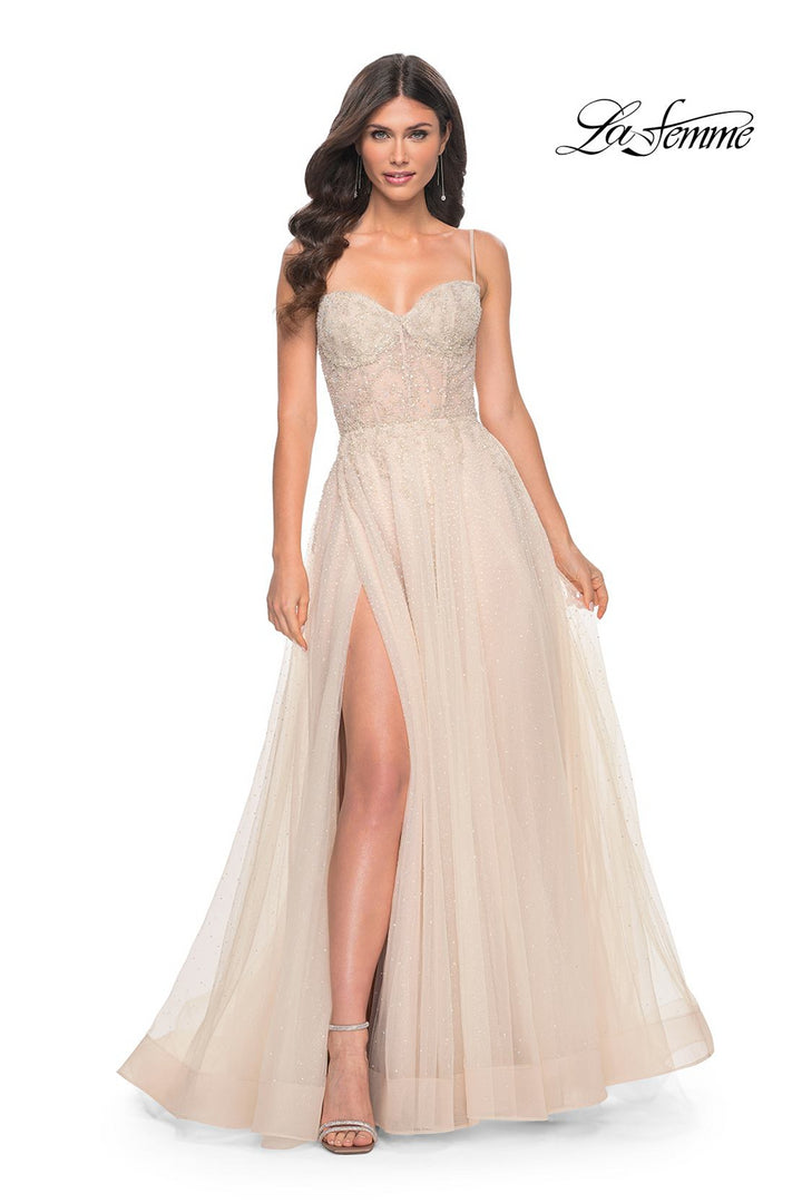 La femme champagne dress online