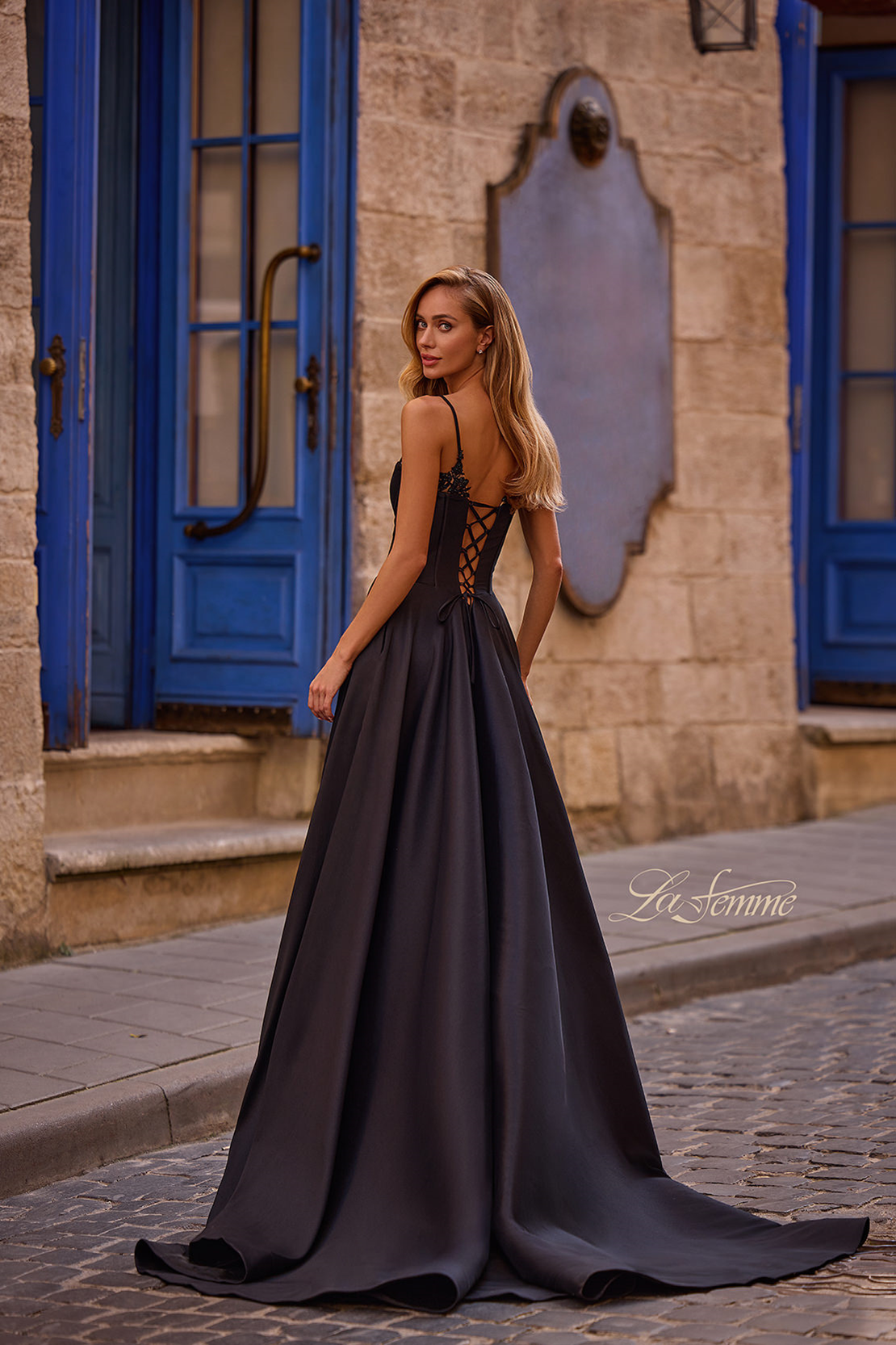 La Femme 32878 Elegant Fashion Garment with Slit – Mydressline