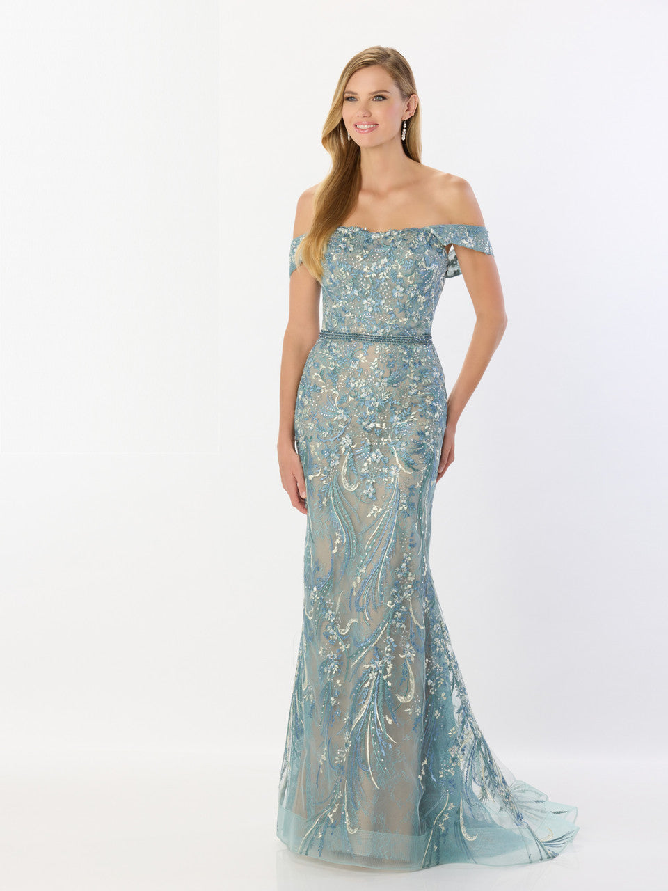 مون شيري مونتاج M2230 – M2230 Lace Evening Dress