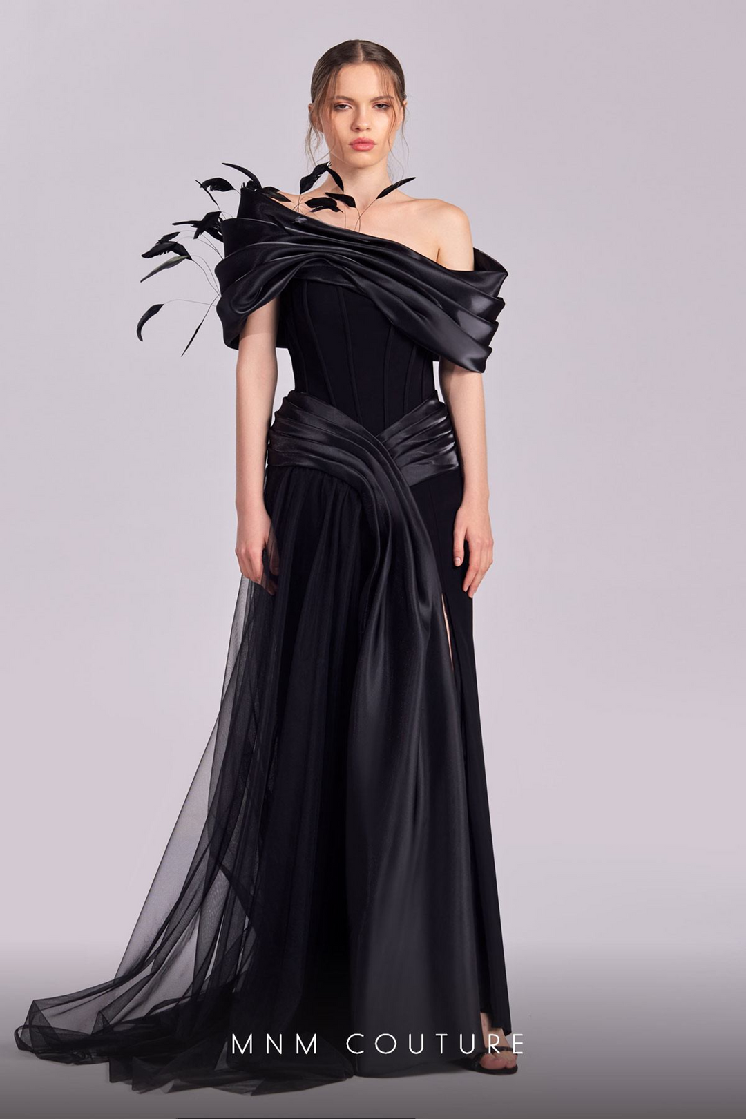 MNM Couture G1806: Exquisite Fitted Evening Gown Mydressline MNM Couture G1806: Exquisite Fitted Evening Gown Mydressline
