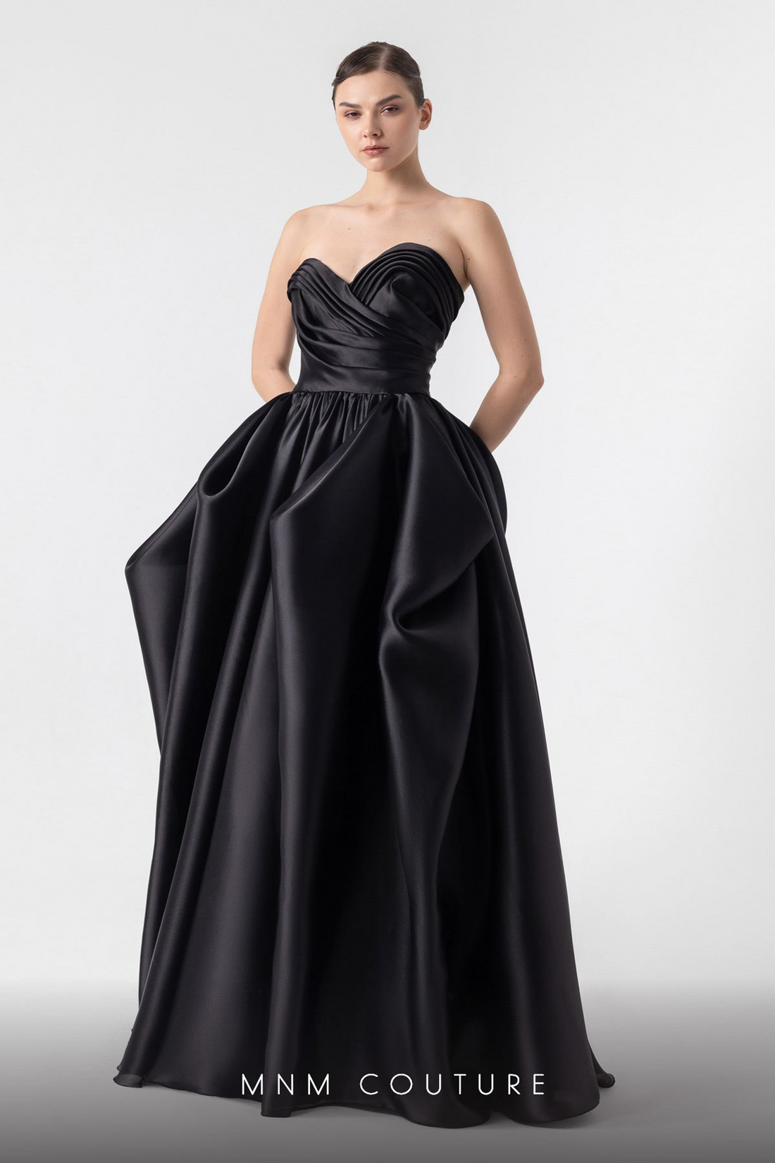 MNM Couture G1921 – Satin Ball Gown for Special Events