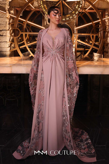 リルアー　drape design dress M-Long brown リルアー drape design dress M-Long brown リルアー drape