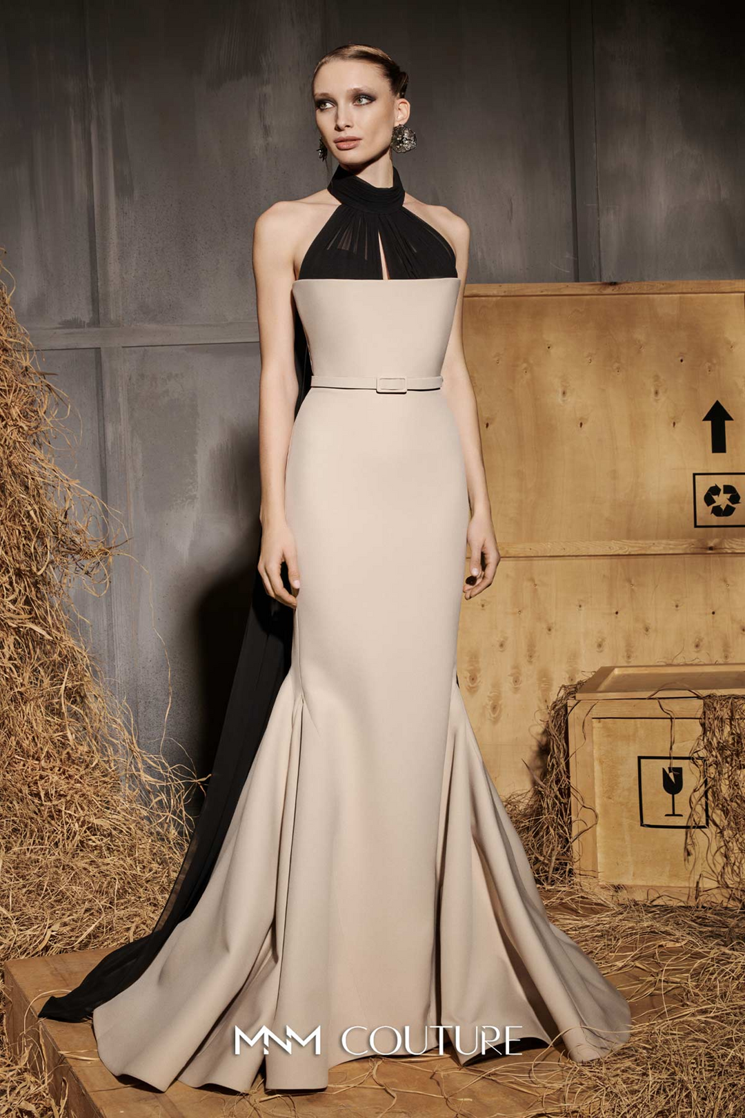 luxe designer dress MNM Couture N0649