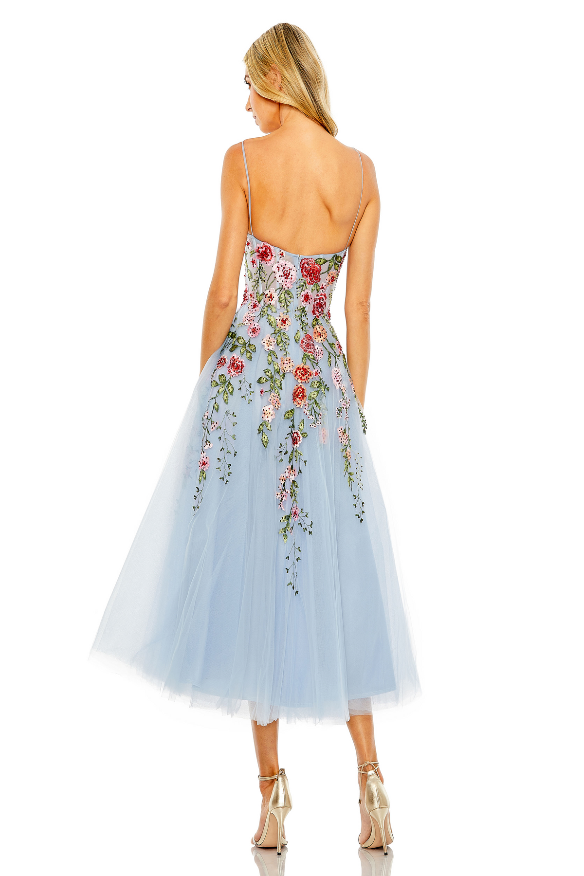 20651 Mac Duggal 20651 A-Line Midi Dress - Spring 2025 – Mydressline