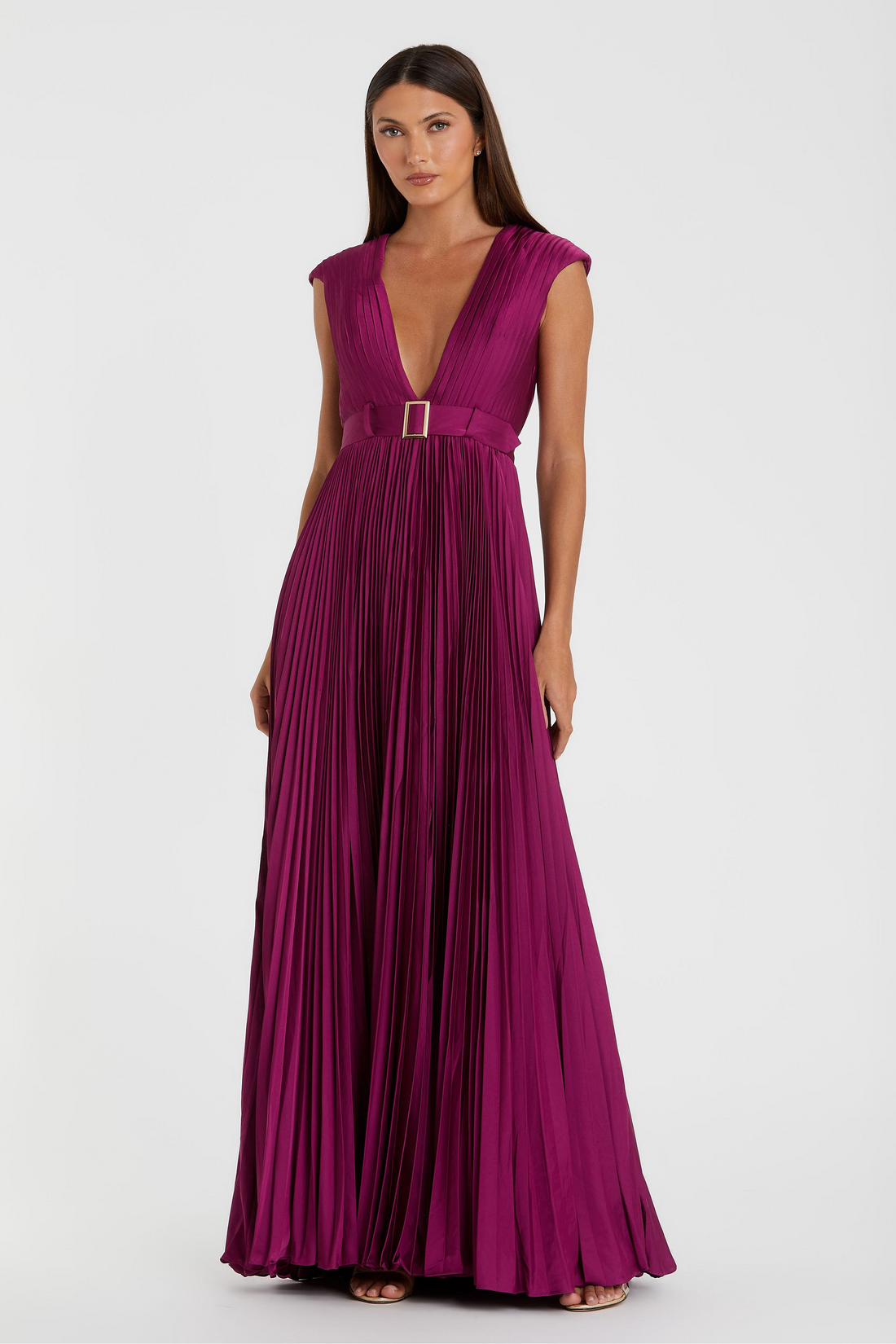 Mac Duggal 26285 – Satin A-Line Evening Dress