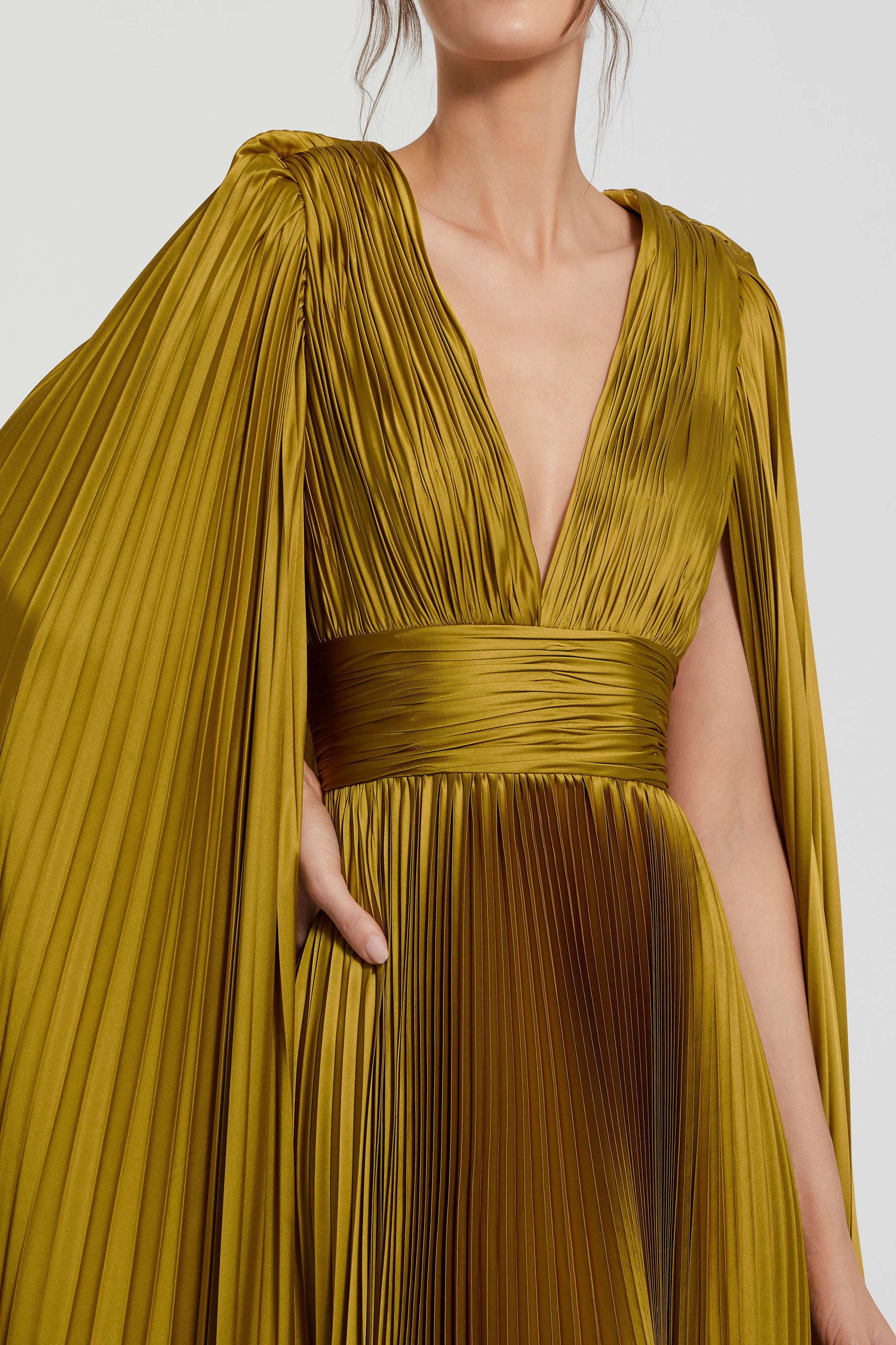 存在感が弾ける【Mac Duggal】 花柄 ティアード スモックネック Mac Duggal 10729 One Shoulder Sequin Dress - MadameBridal.com