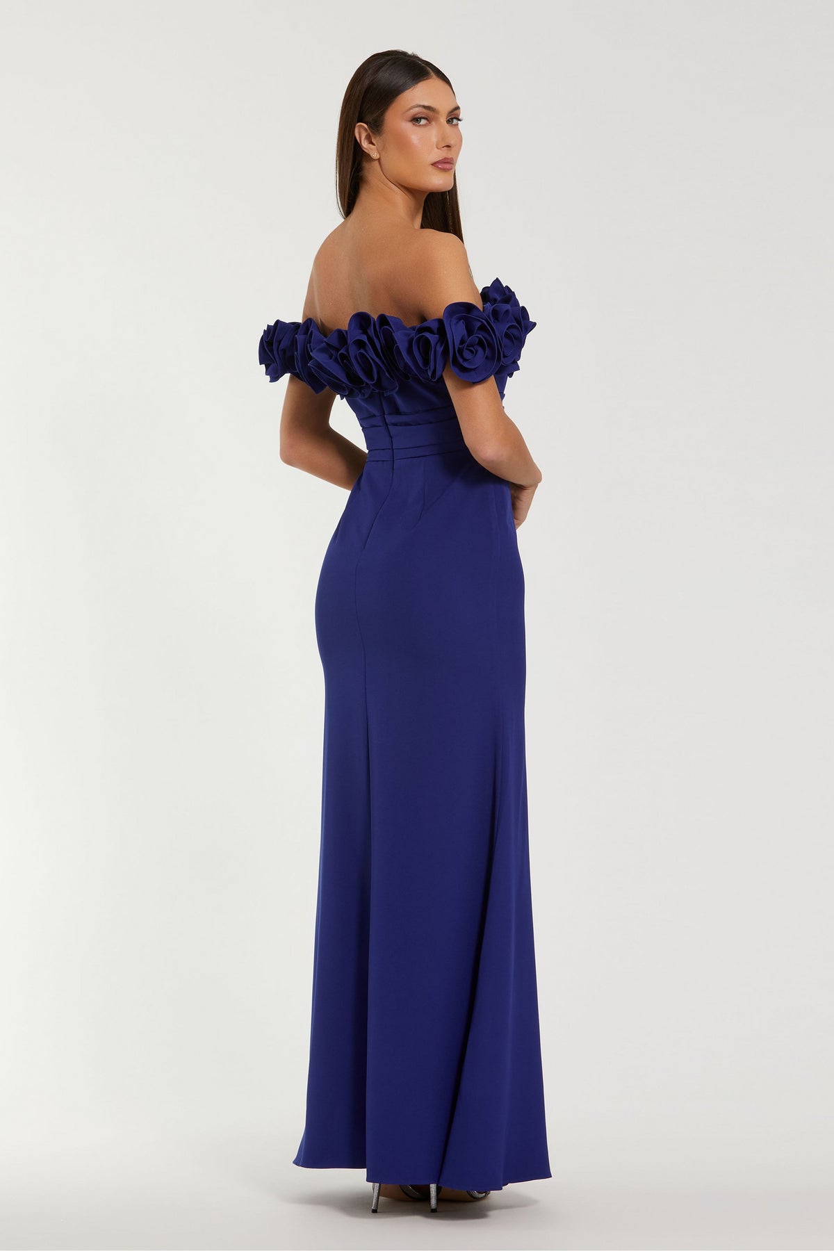 送料関税込■Mac Duggal■ハイネック■ノースリーブミニドレス■ XS-Lサイズあり【ROBE de FLEURS/ローブドフルール】ハイネック