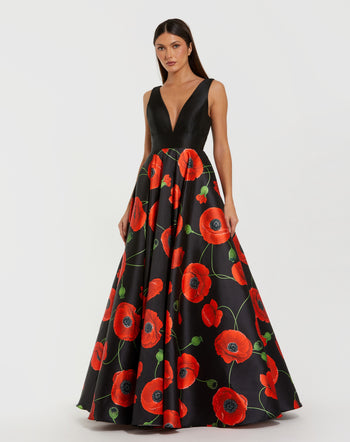 Flower Print Dresses and Gowns – Mydressline