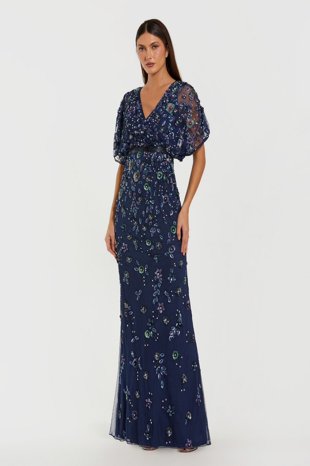 Mac Duggal 6158 Tulle Dress with Embroidery Detail – Mydressline