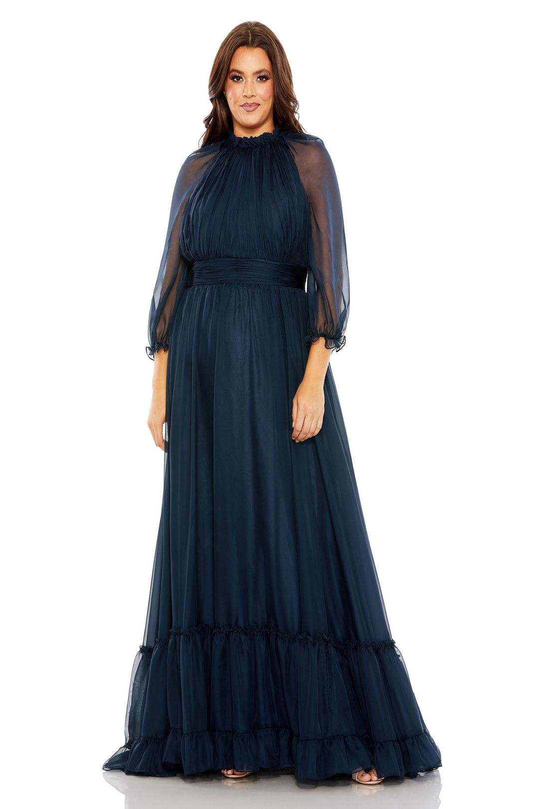 Mac Duggal 68426 Chiffon Evening Dress for Gala Mydressline Mac Duggal 68426 Chiffon Evening Dress for Gala Mydressline