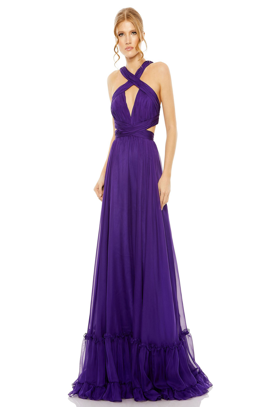 Mac Duggal 68474: Captivating Chiffon Evening Gown Mydressline Mac Duggal 68474: Captivating Chiffon Evening Gown Mydressline
