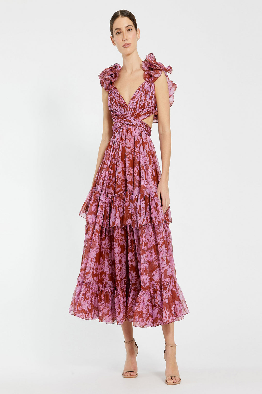 Mac Duggal 68644 Chiffon A-Line Cocktail Dress Mydressline Mac Duggal 68644 Chiffon A-Line Cocktail Dress Mydressline