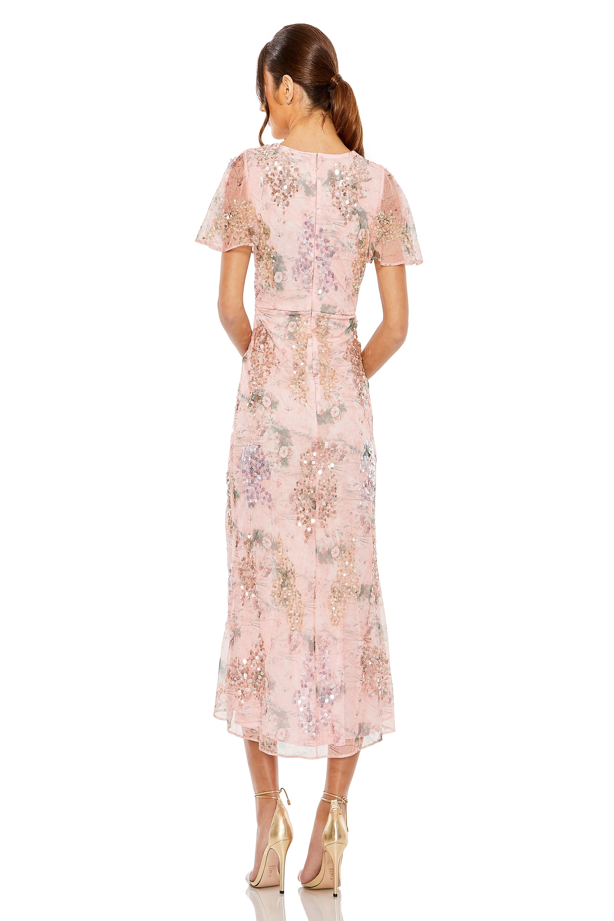 ★Mac Duggal★ スパンコール ラインストーン ハイネック ドレス Mac Duggal 93949 – Mydressline