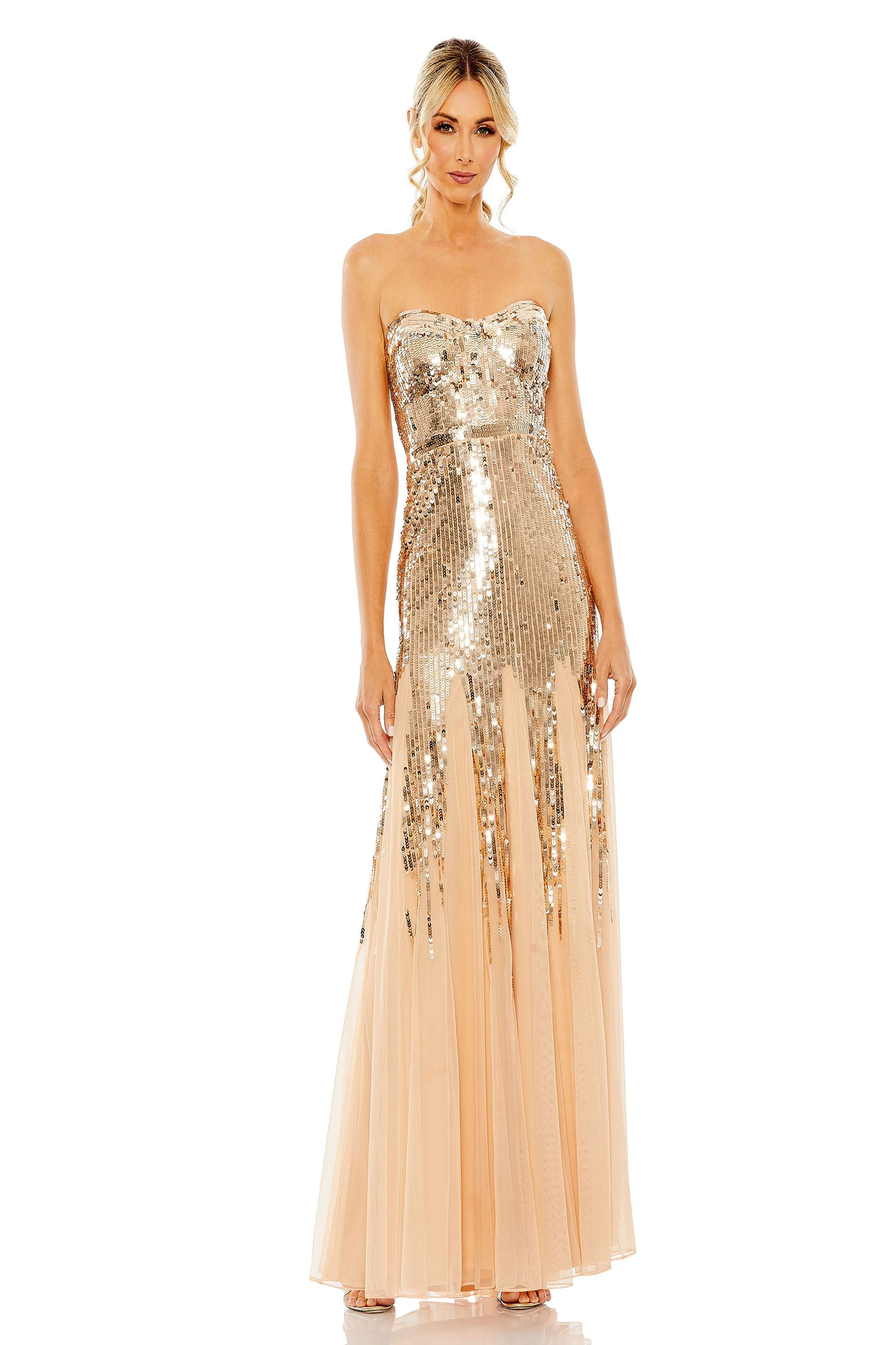 Mac Duggal 93959 Dress: Shimmering A-Line Elegance – Mydressline
