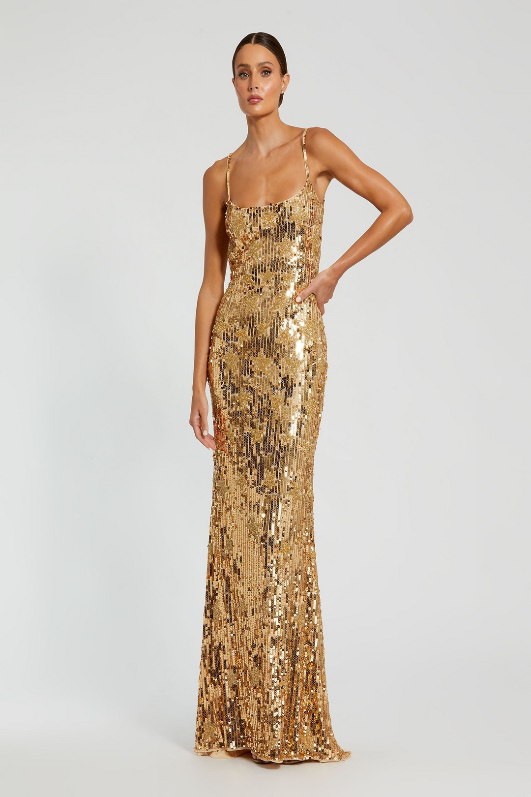 Mac Duggal 93968 Gown: Captivating Column Elegance Mydressline Mac Duggal 93968 Gown: Captivating Column Elegance Mydressline