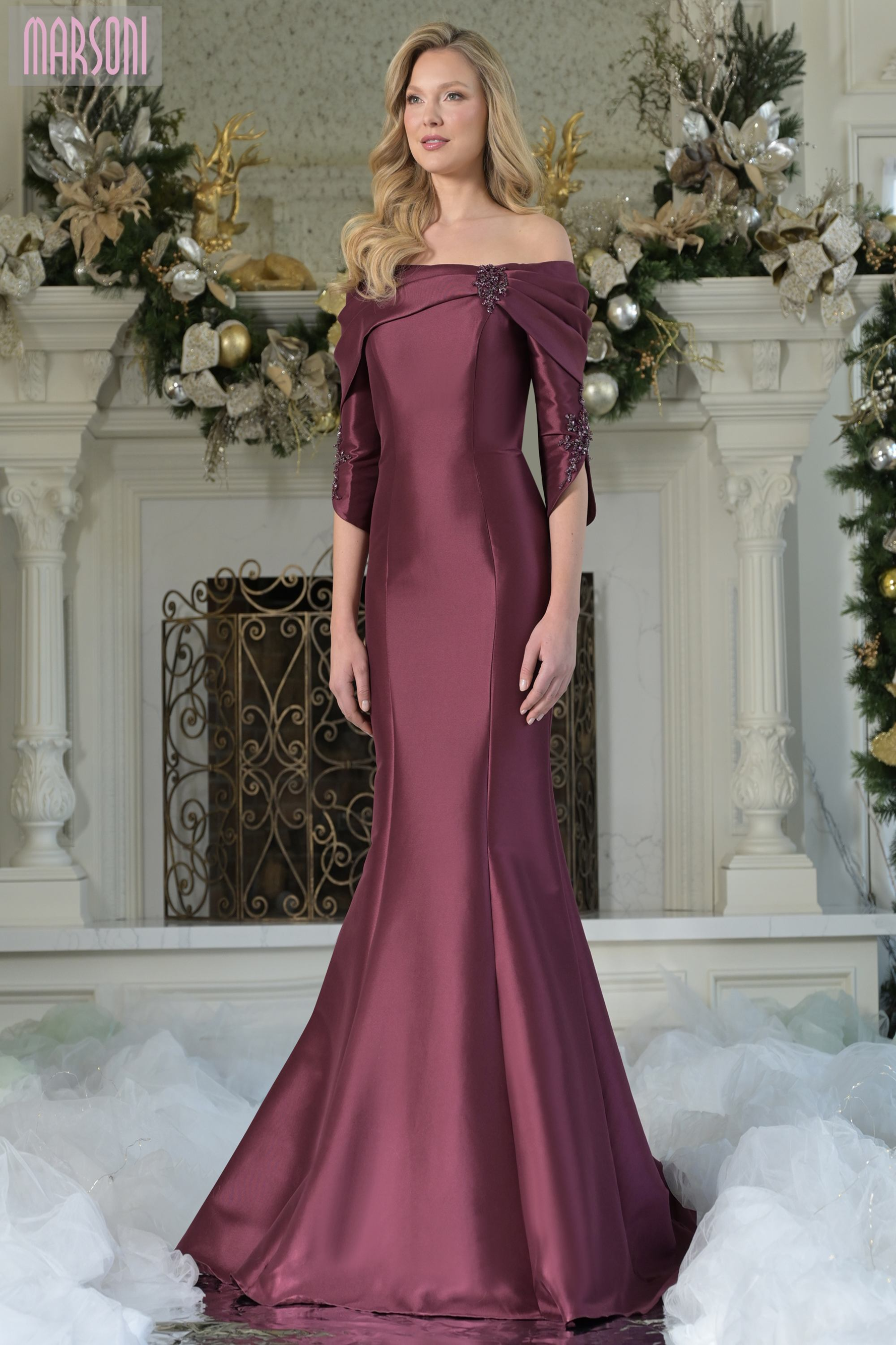 Marsoni MV1360: Striking Column Evening Dress – Mydressline