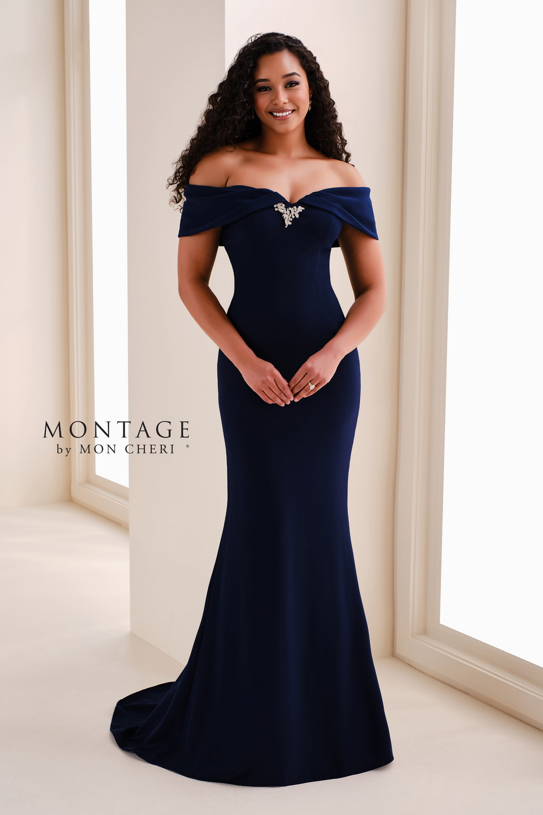 montage bridesmaid dresses Mon Cheri Montage M3211 Satin Evening Gown Mydressline