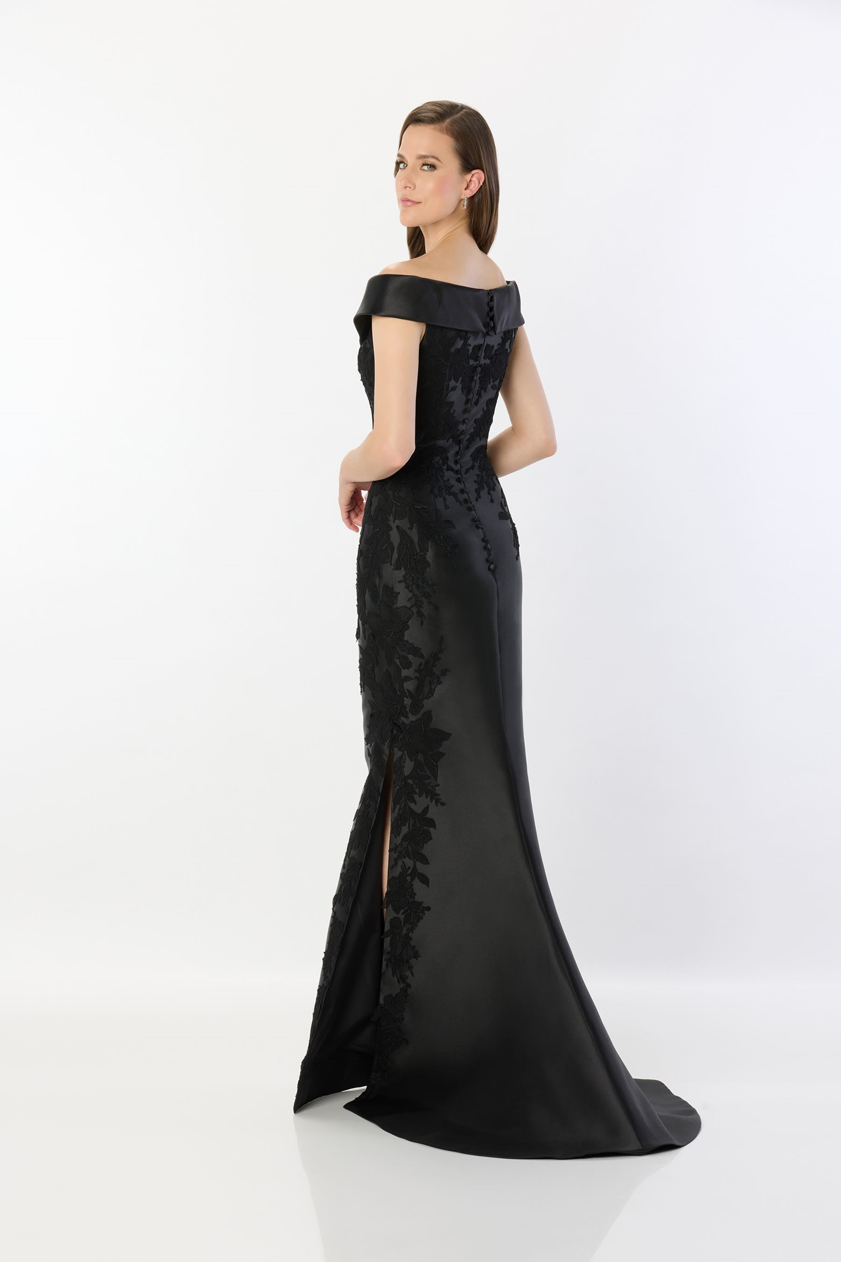 Mon Cheri Montage M2243 Off-Shoulder Evening Dress – Mydressline