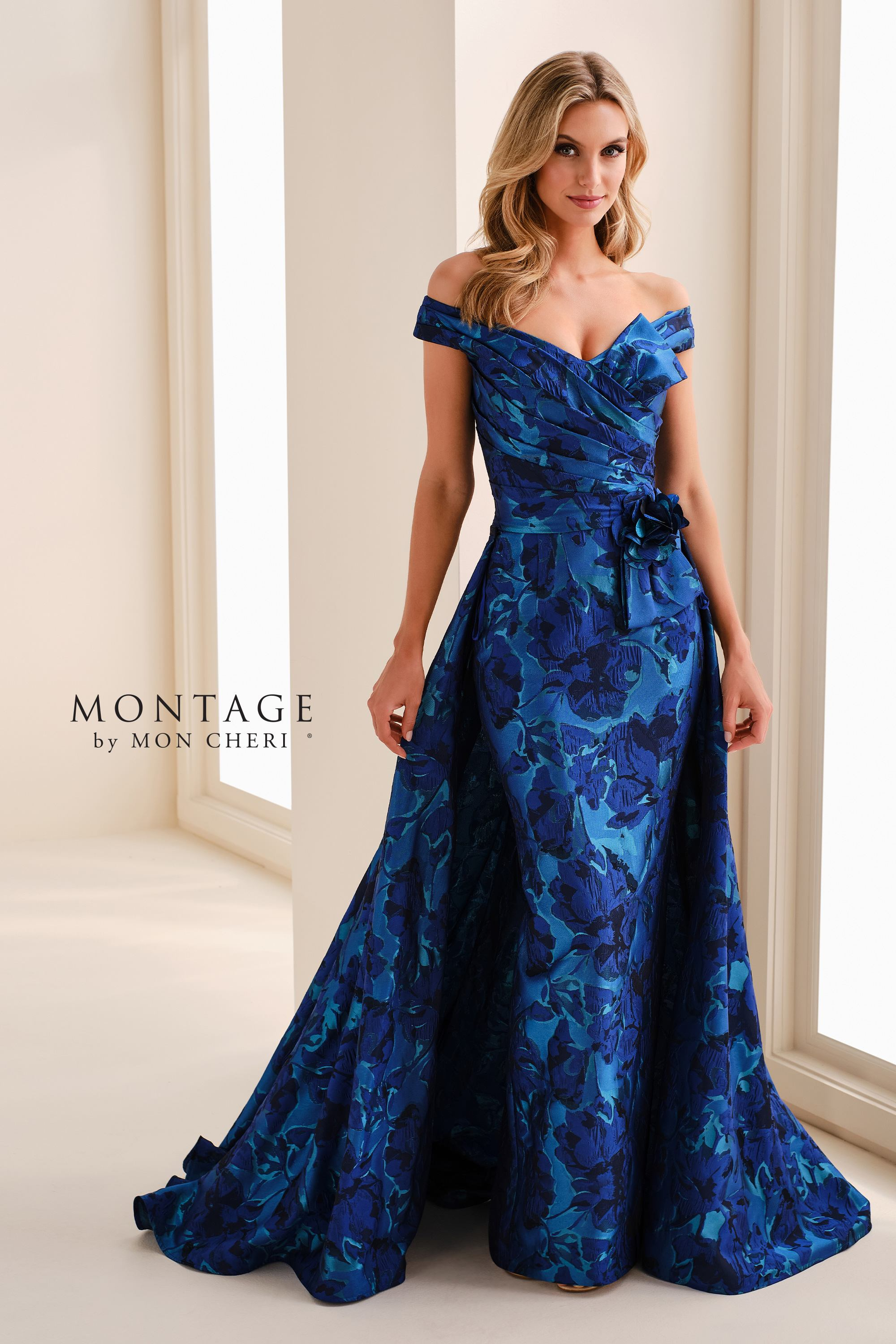 rosy monster クラウンチュニック　ネイビーM Mon Cheri Montage M4201: Luxurious Plus-Size Dress – Mydressline