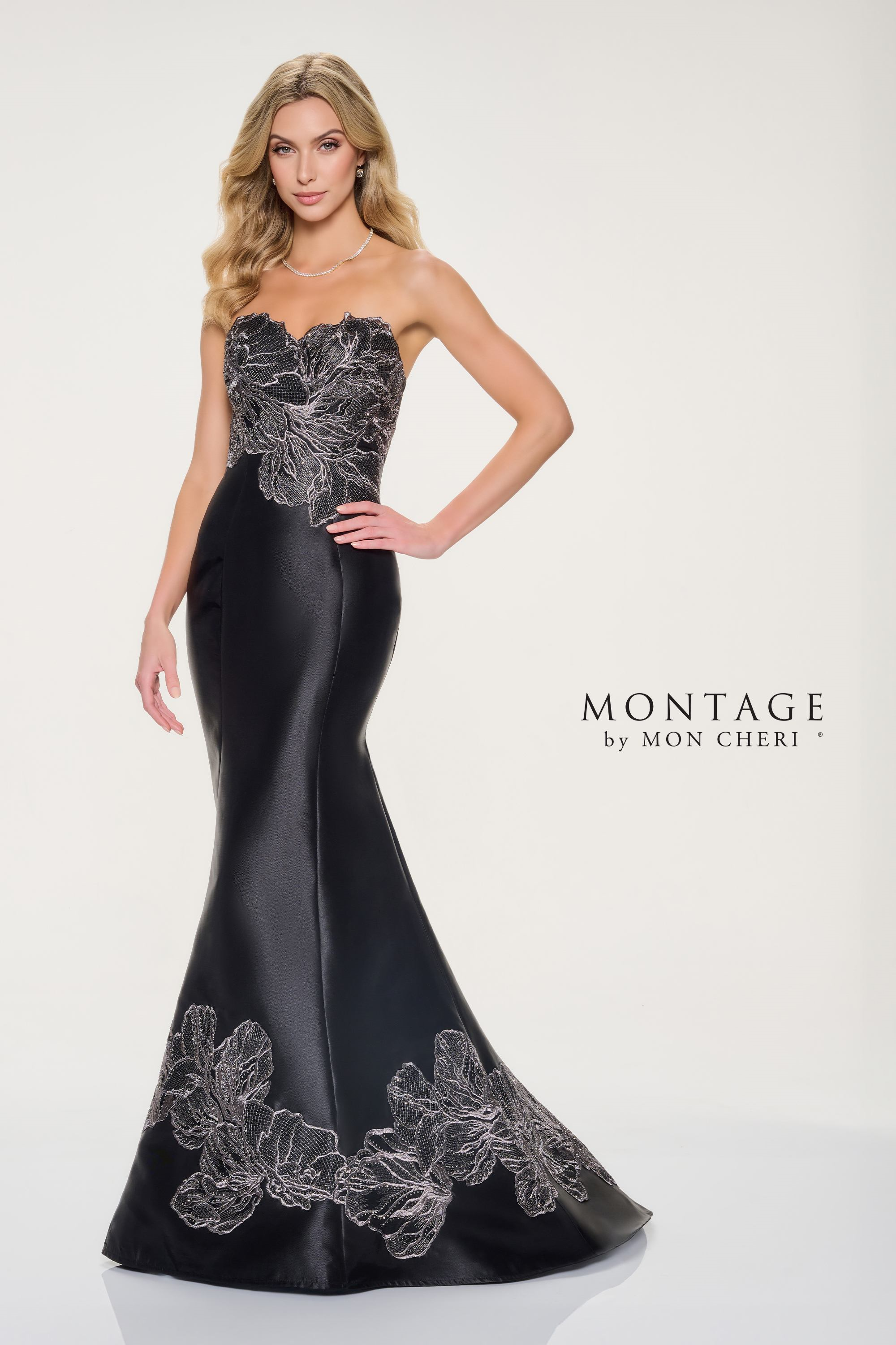Mon Cheri Montage M841 Strapless Mermaid Gown – Mydressline