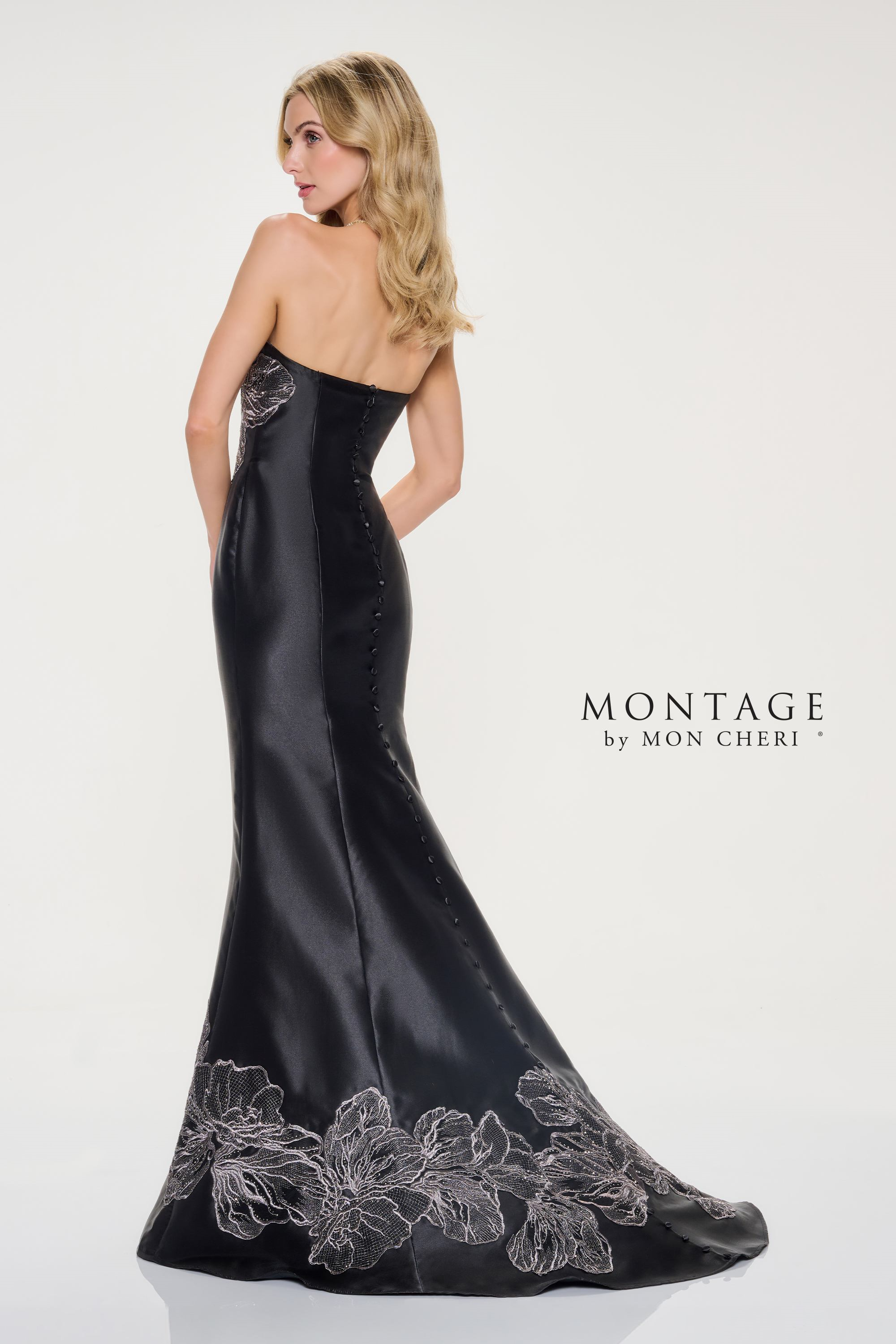 Mon Cheri Montage M841 Strapless Mermaid Gown – Mydressline