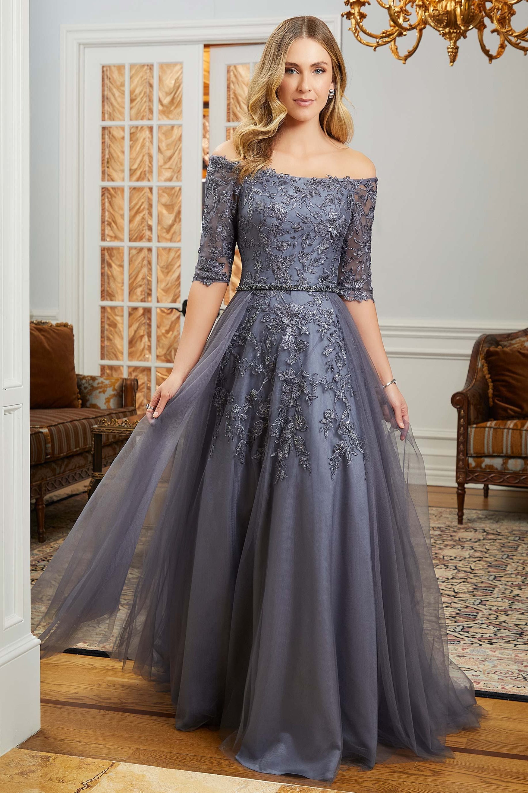 Enchanting Morilee 72834 Lace Gown: Fall 2023 Collection – Mydressline