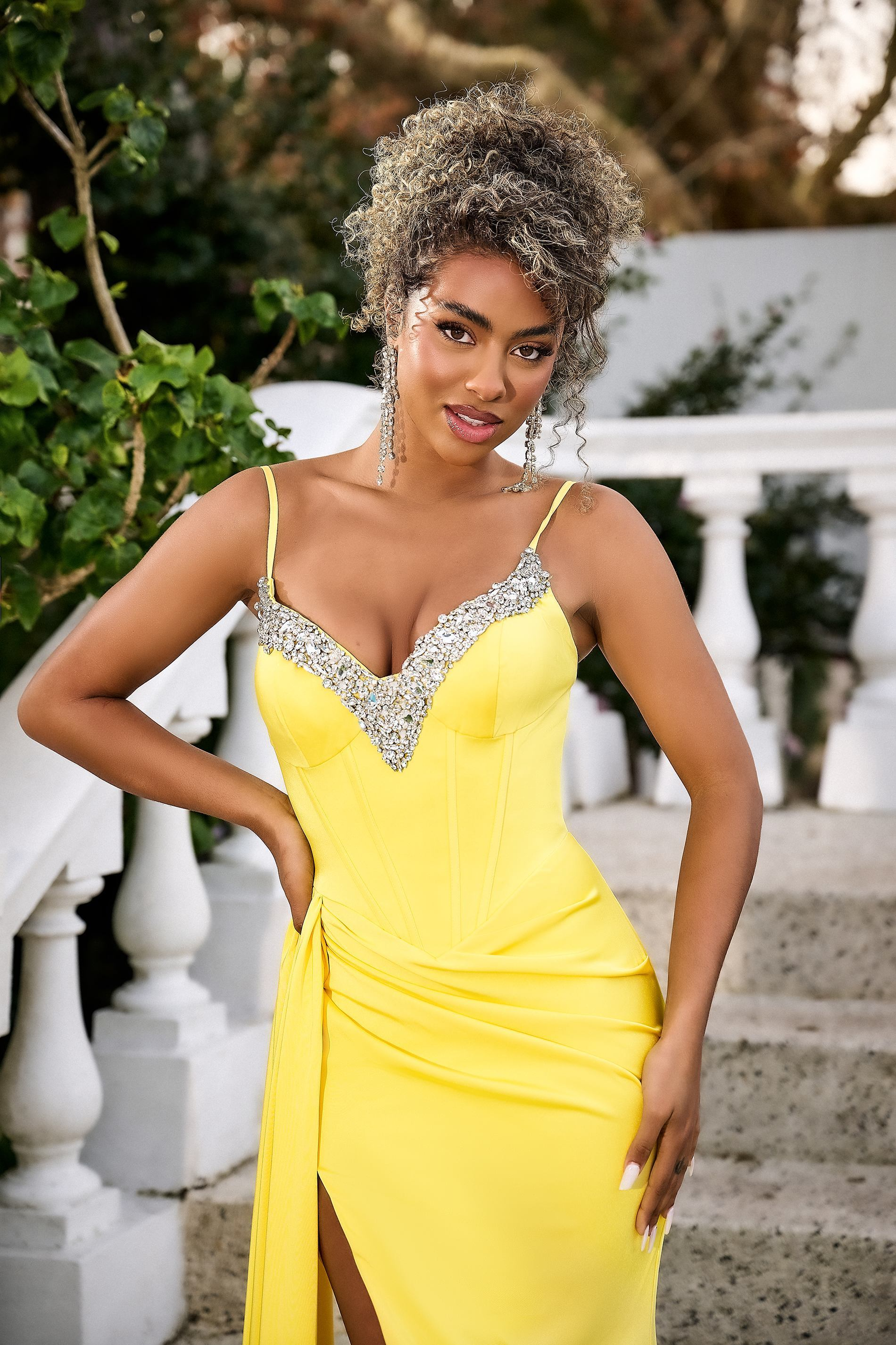Portia & Scarlett PS23188 Crepe Sweetheart Gown with Lace-Up Back Portia & Scarlett PS23188 Crepe Sweetheart Gown with Lace-Up Back