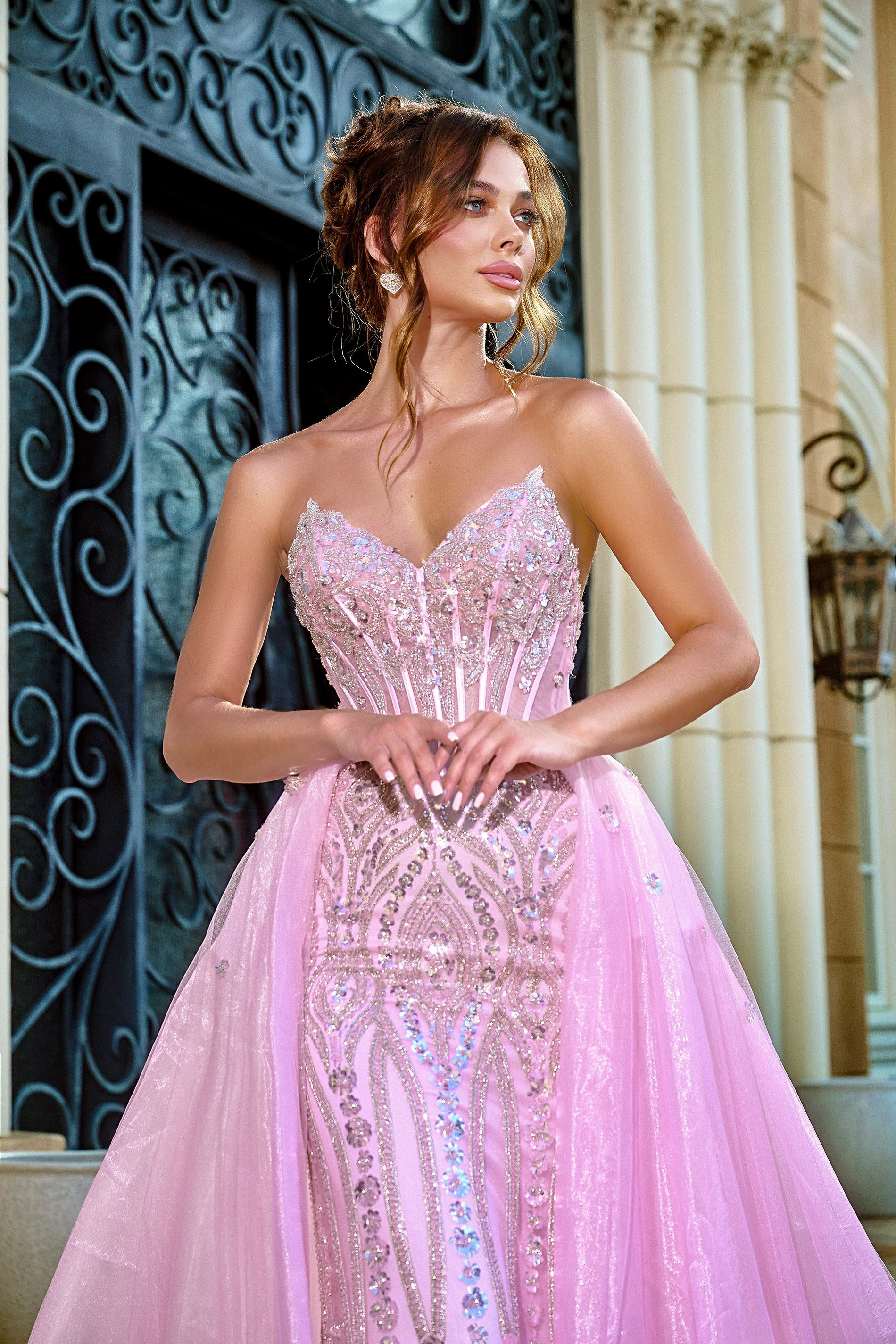 Portia & Scarlett PS24529: Luxe Organza Evening Gown – Mydressline