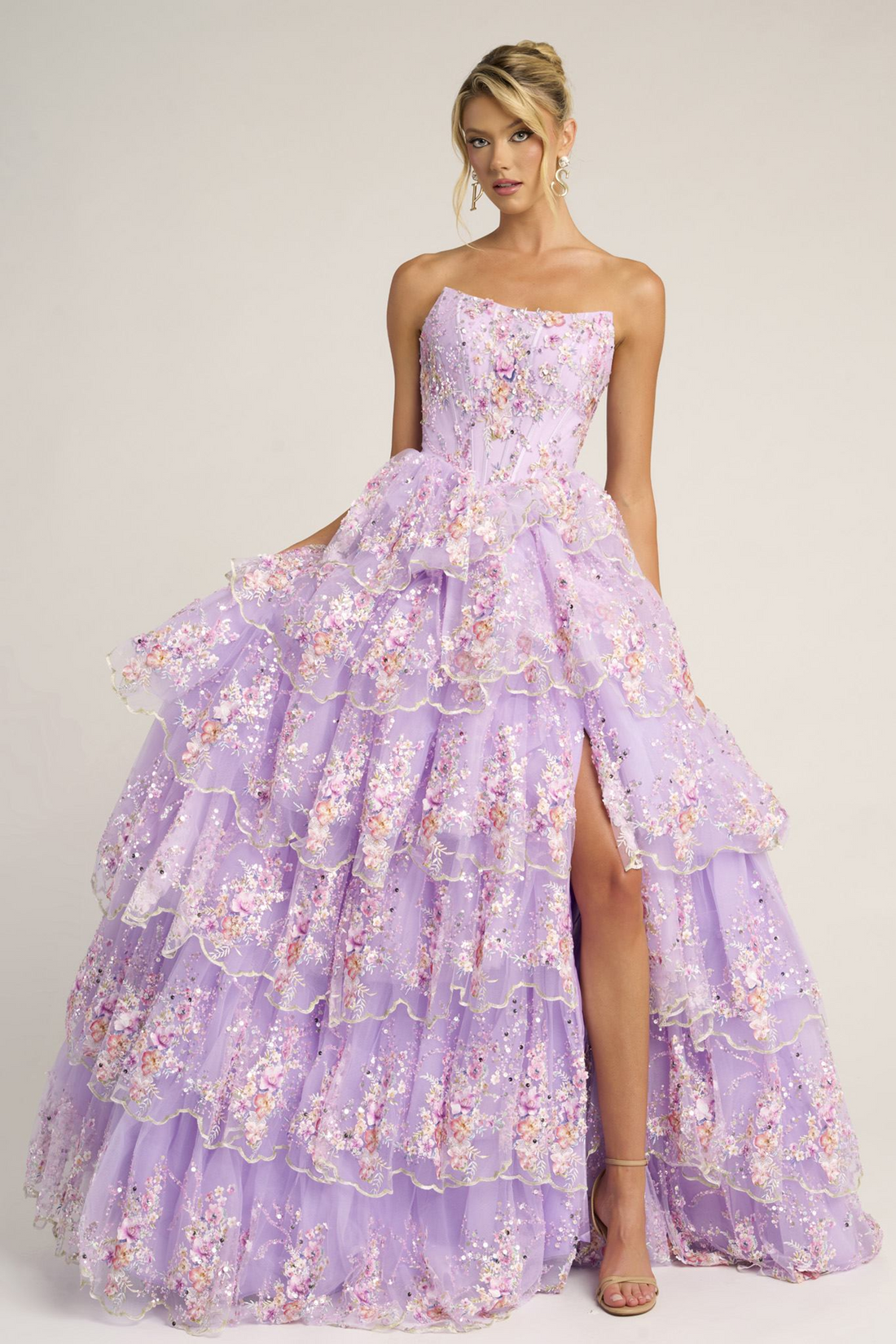Portia&ScarlettPS26051 – PS26051: Dazzling Ball Gown Dress