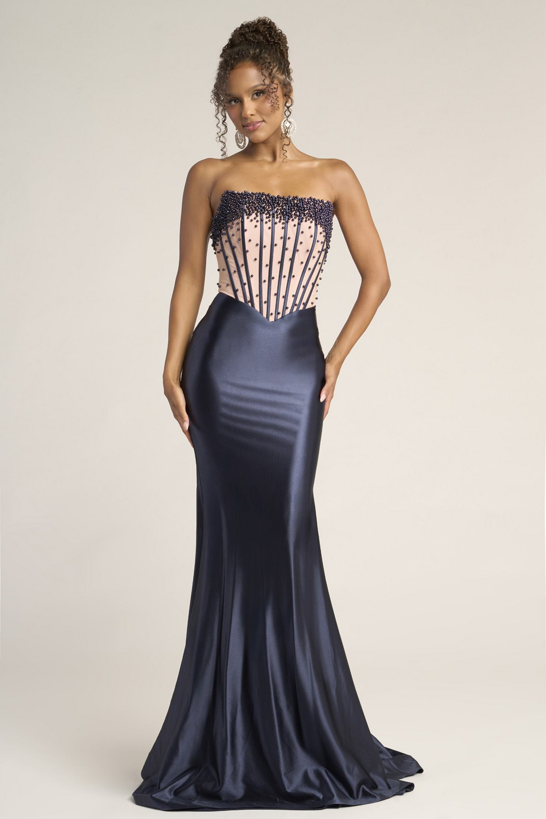 Portia & Scarlett PS26094 – Satin Evening Dress
