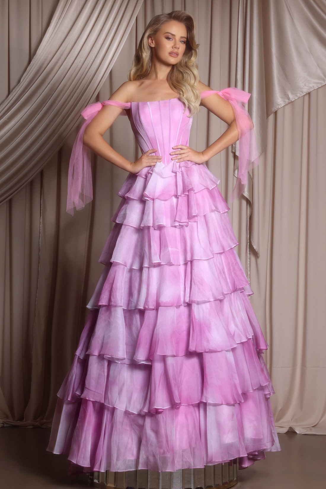 Portia & Scarlett PS26143 – Chiffon Evening Gown
