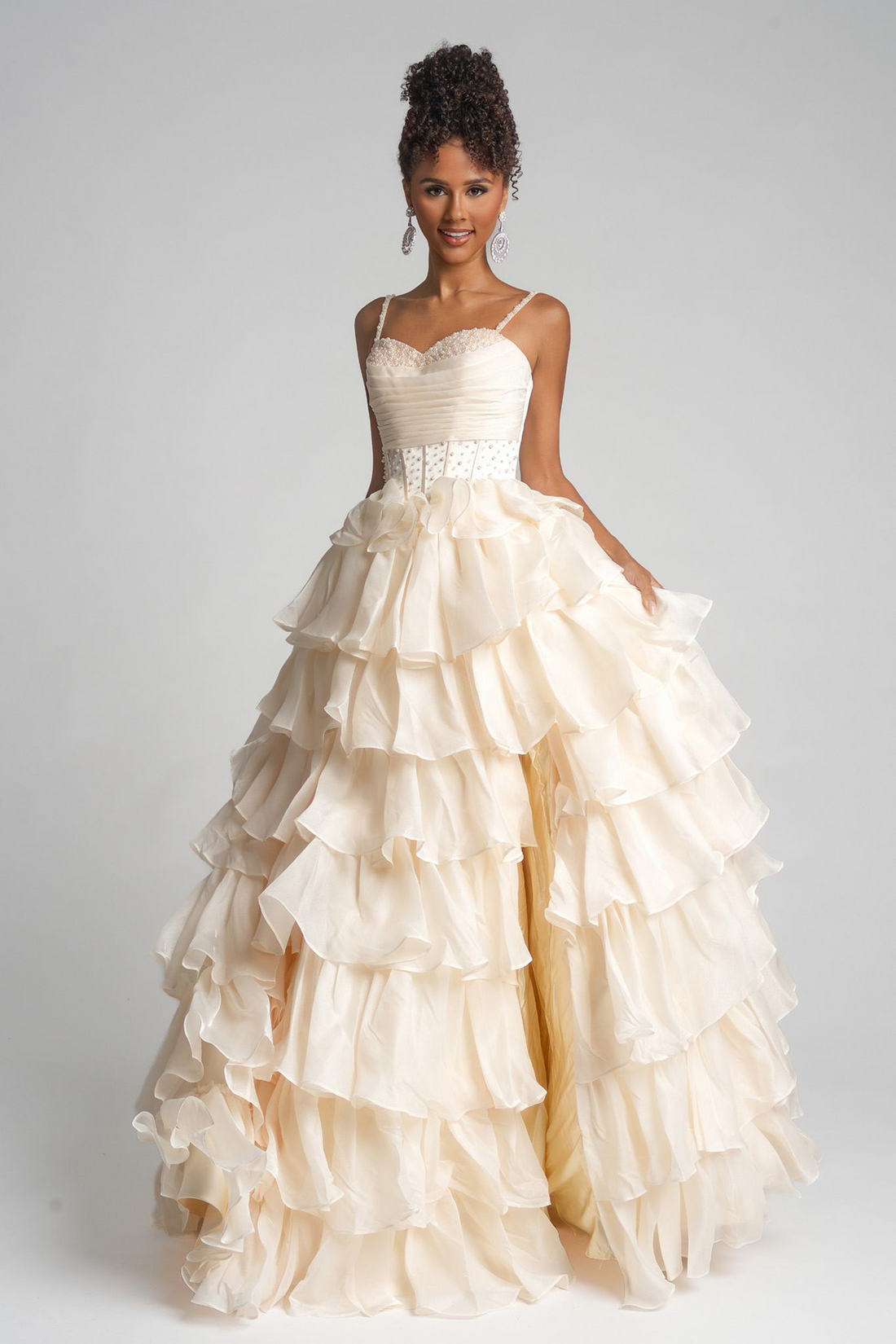 Portia & Scarlett PS26155 – Organza Evening Gown