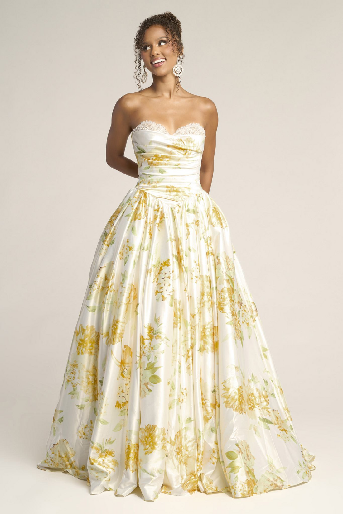 Portia&ScarlettPS26298 – PS26298 Satin Ball Gown Dress