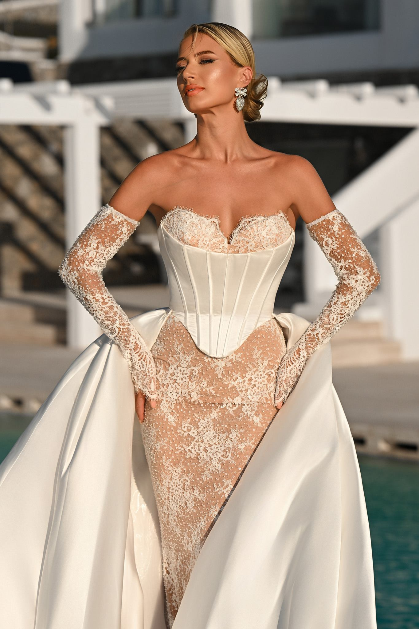 Portia & Scarlett PS26328E Lace Evening Dress – Mydressline