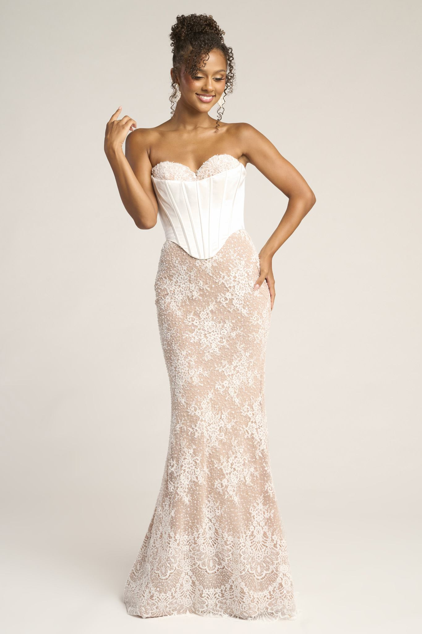 Portia & Scarlett PS26328E Lace Evening Dress – Mydressline Portia & Scarlett PS26328E Lace Evening Dress – Mydressline