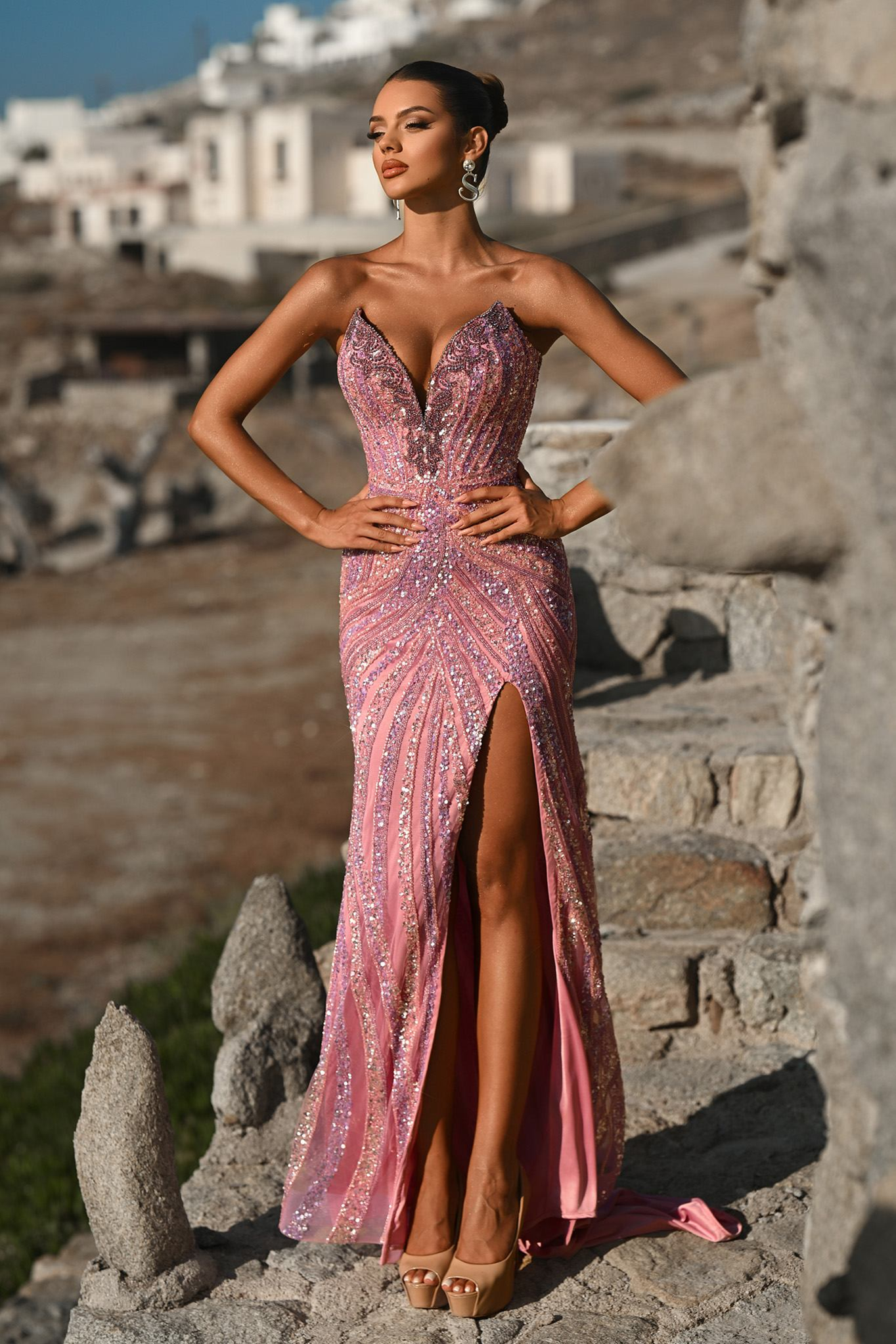 Portia & Scarlett PS26418C Beaded Evening Dress – Mydressline