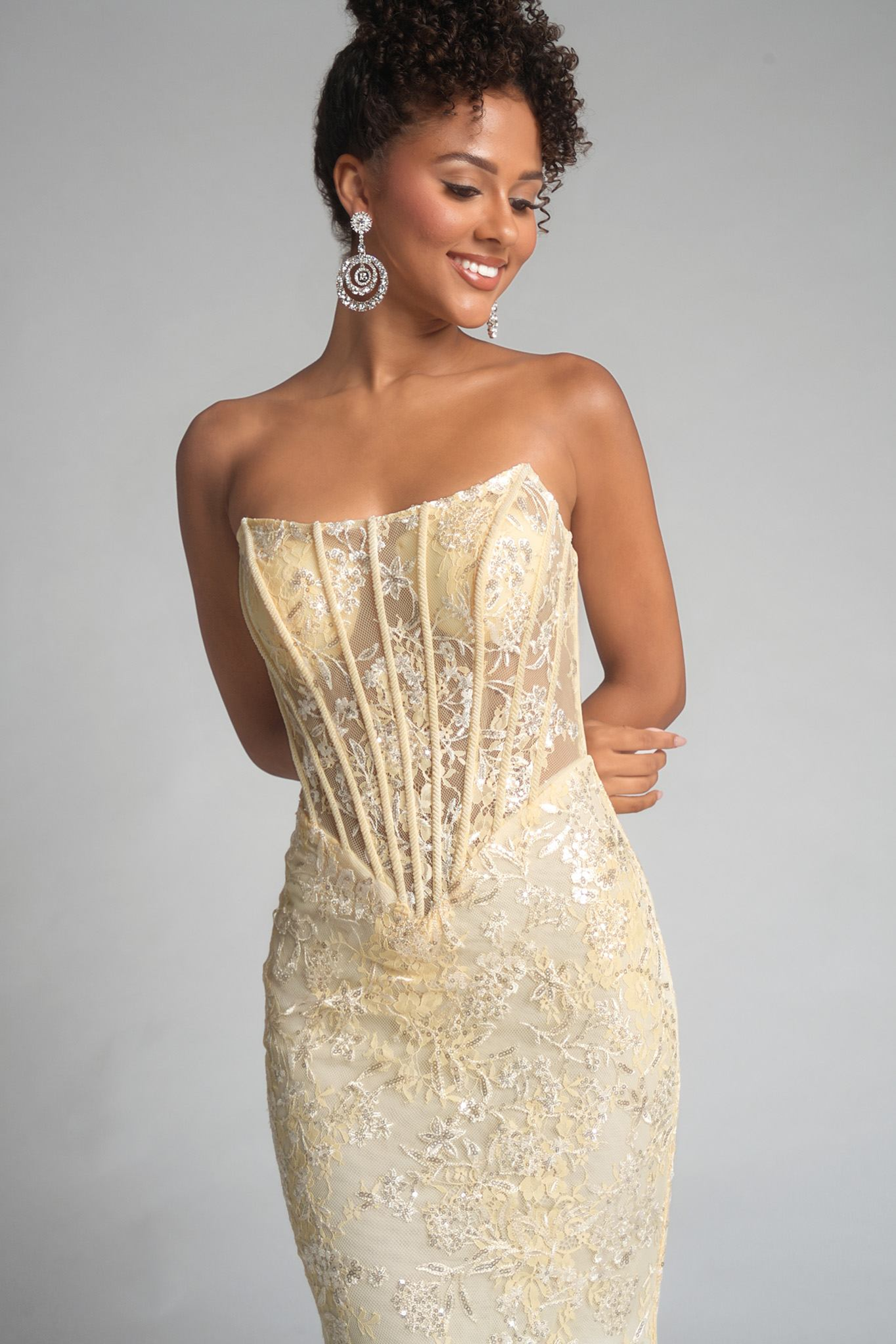 Portia & Scarlett XO082 Lace Fitted Evening Gown – Mydressline
