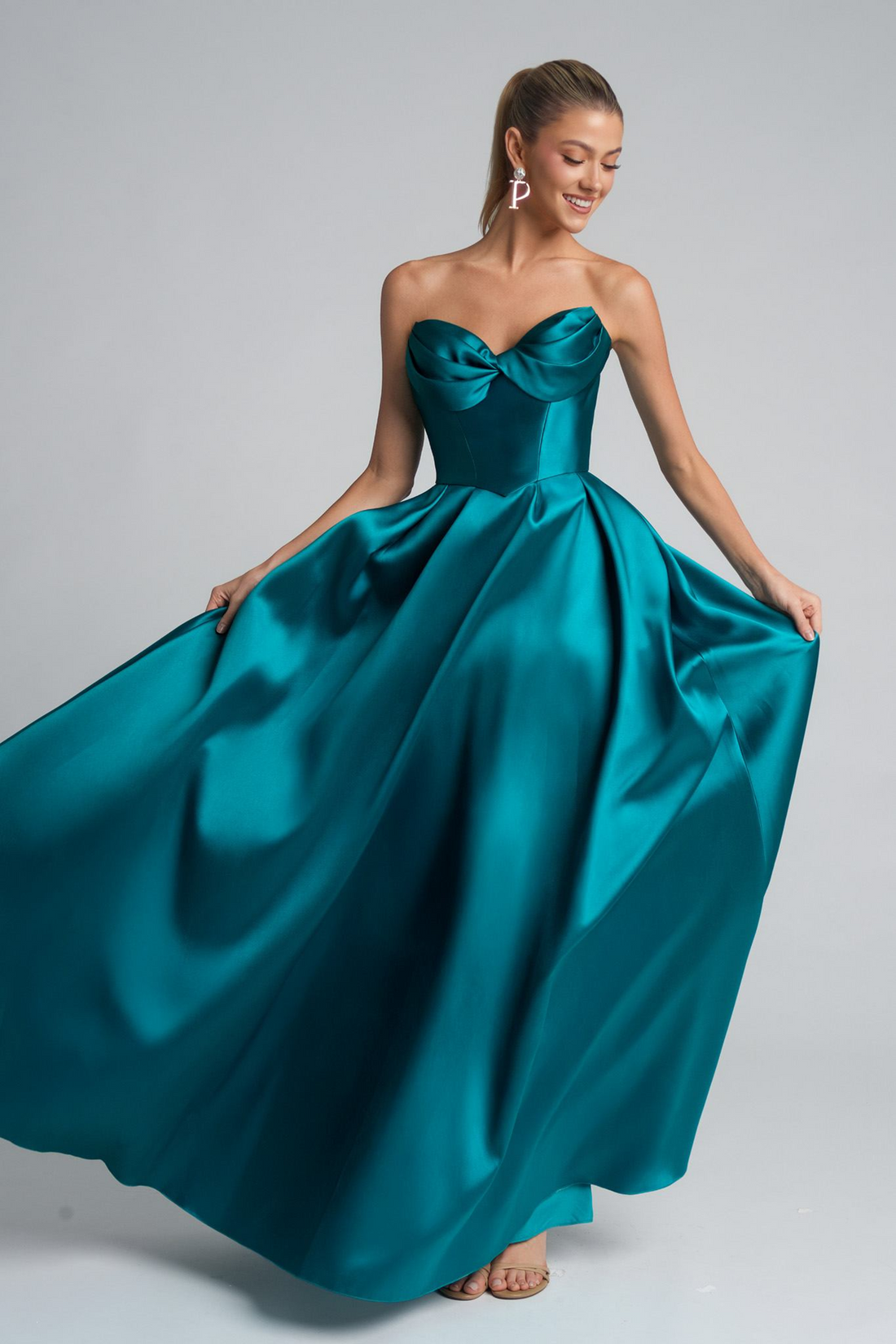 Portia & Scarlett XO110 – Satin Ball Gown Dress