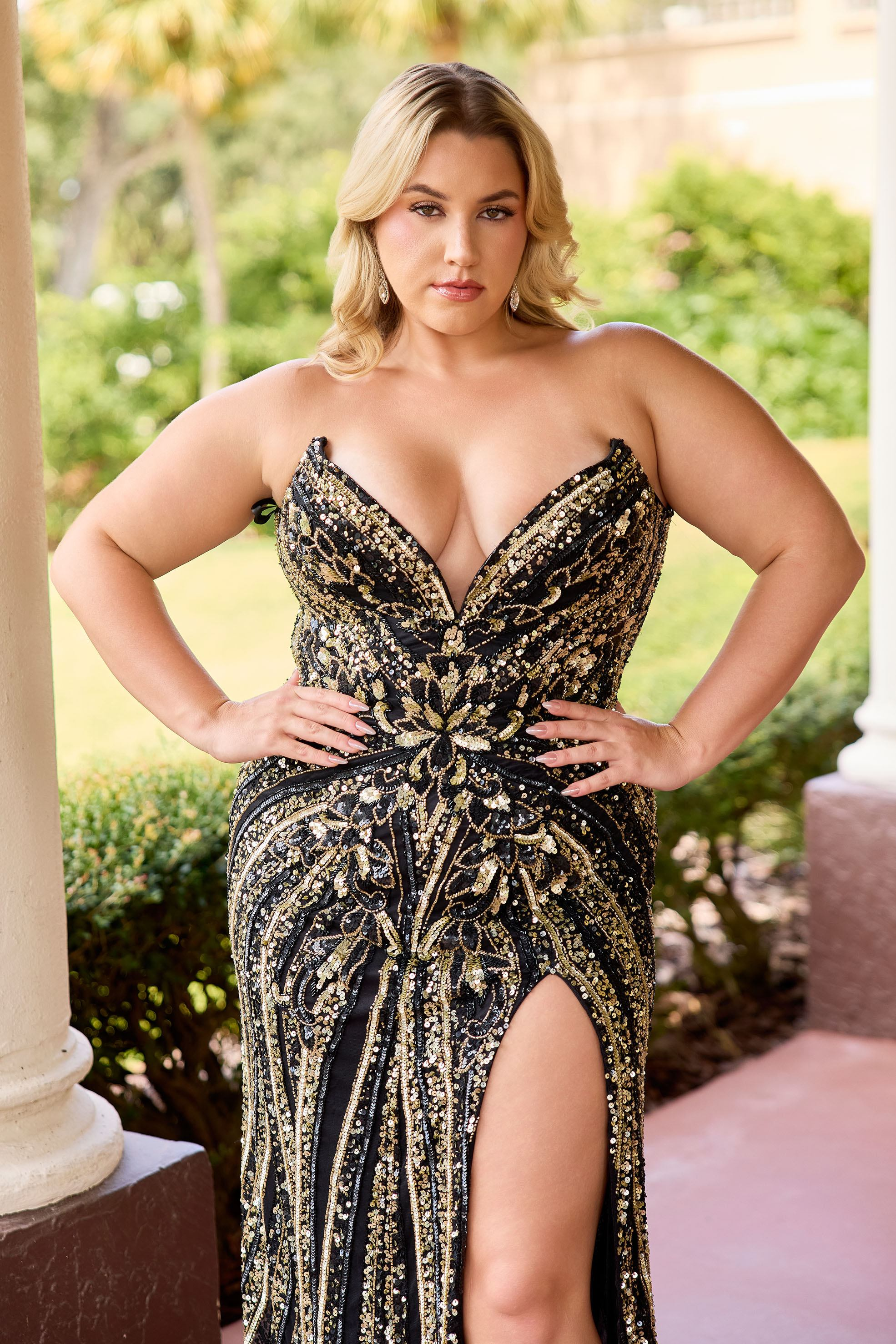 Primavera 14103 Plus Size Mermaid Evening Gown – Mydressline