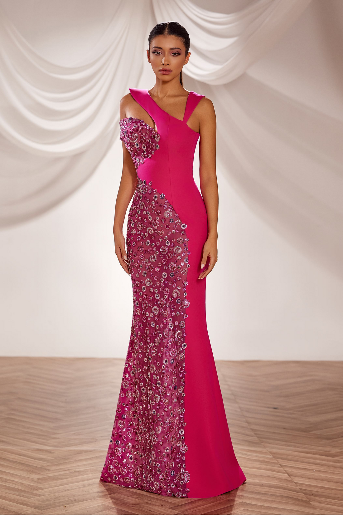 ريفيري كوتور SS248 – SS248: Stunning One-Shoulder Dress