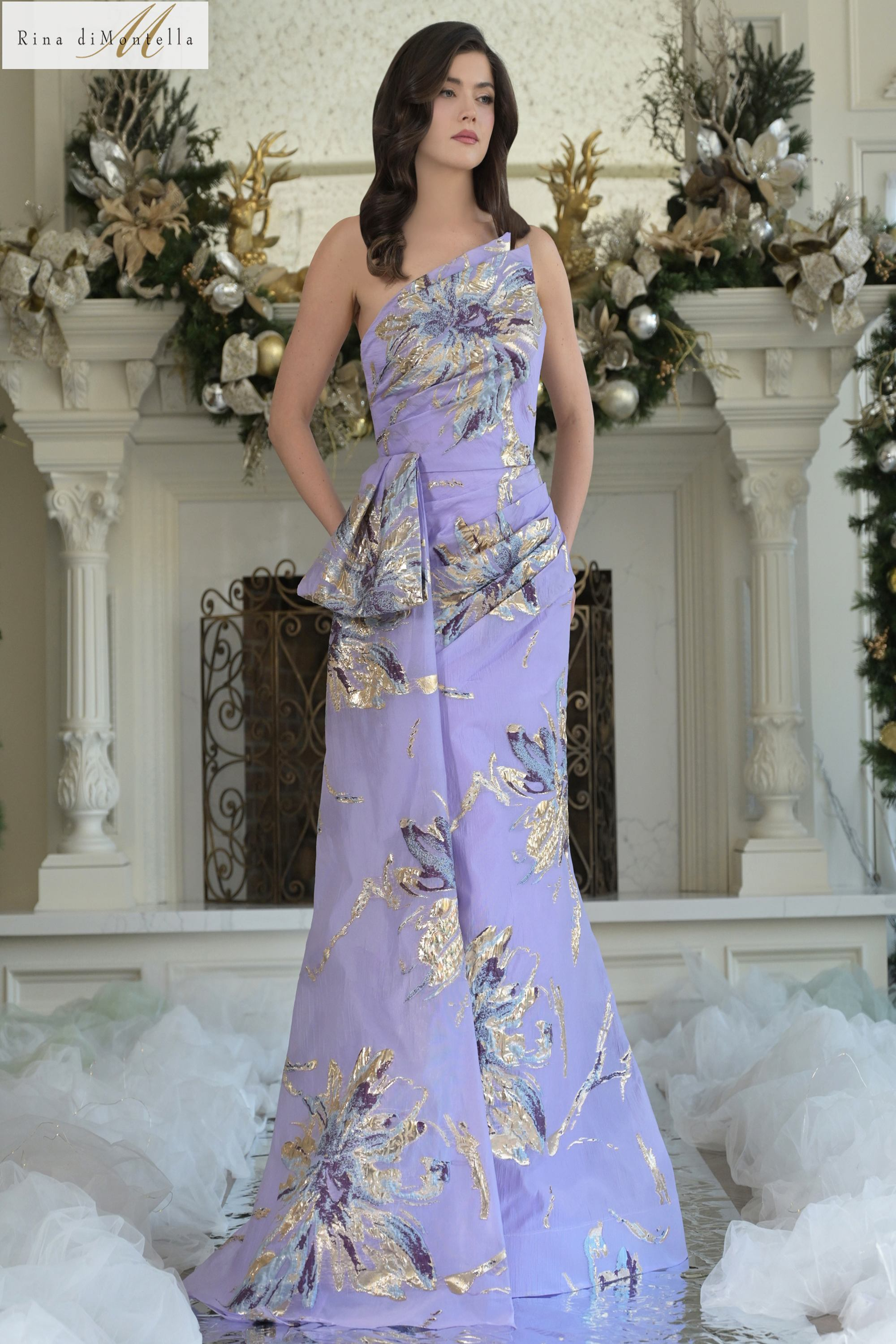 Rina Di Montella RD3233 Organza Strapless Gown – Mydressline