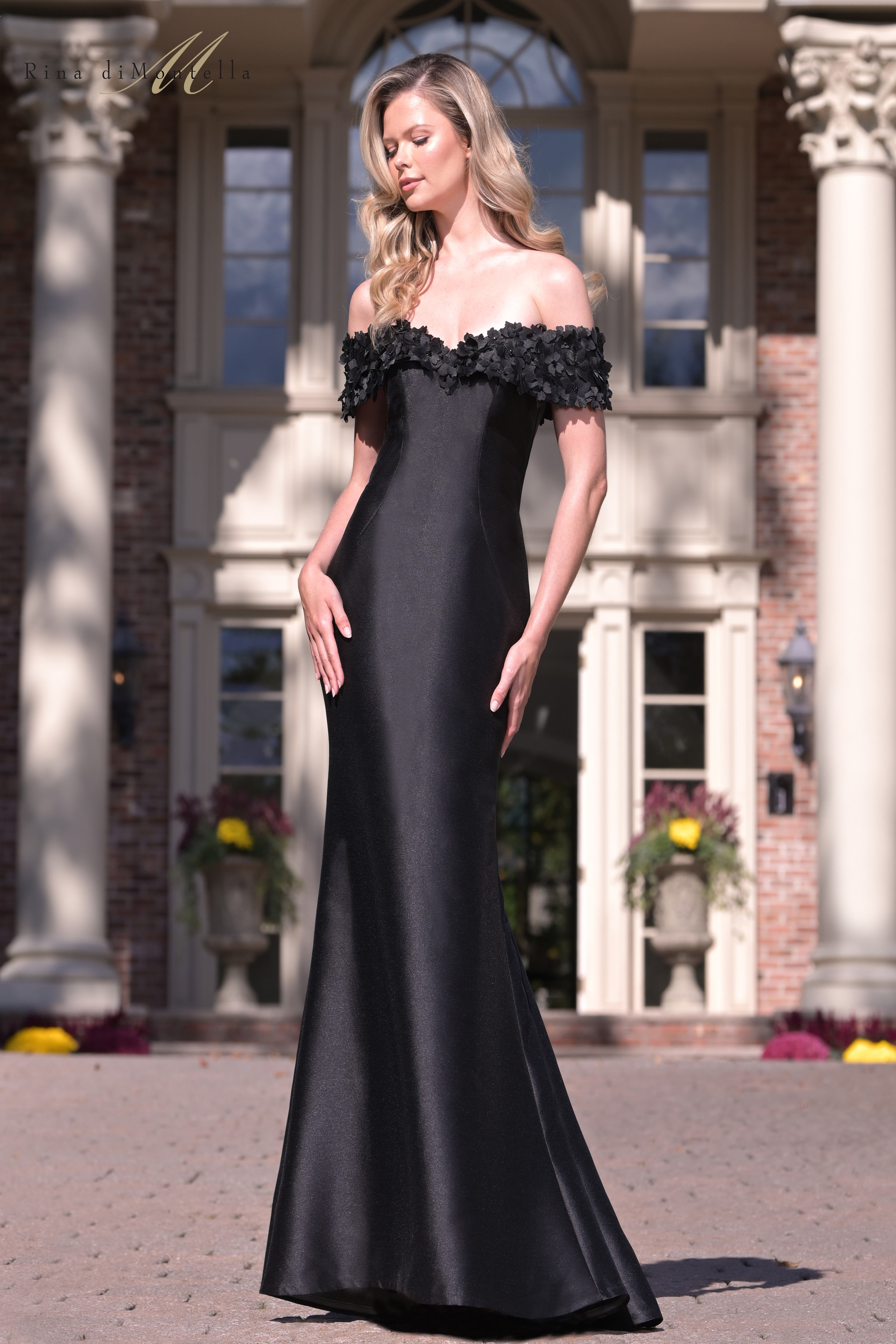 Rina Di Montella RD3254 Taffeta Evening Gown – Mydressline